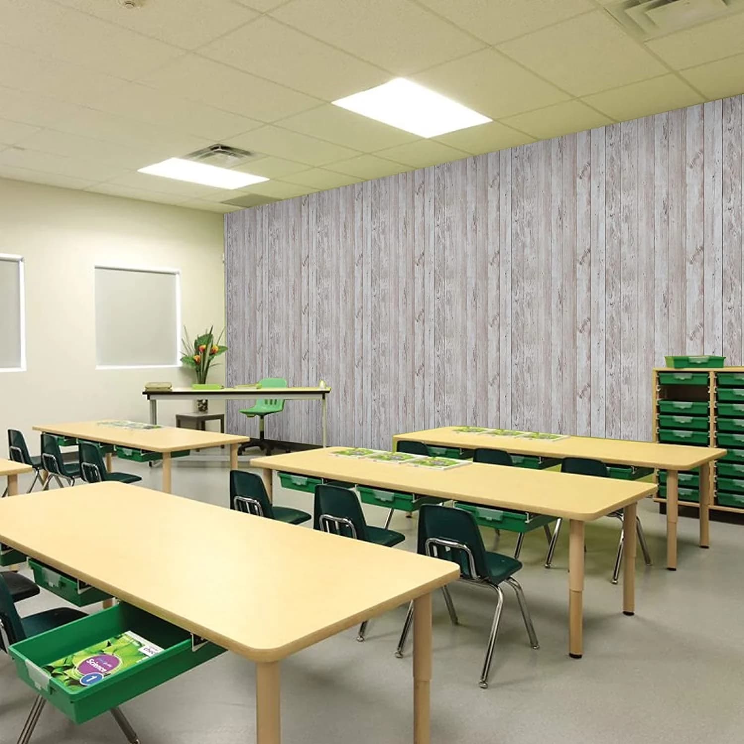 Versatile Wallpaper with Size: 17.7" x 118", Coverage: 14.5 square feet - Pvc, Vinyl Brown Model A0E8C1