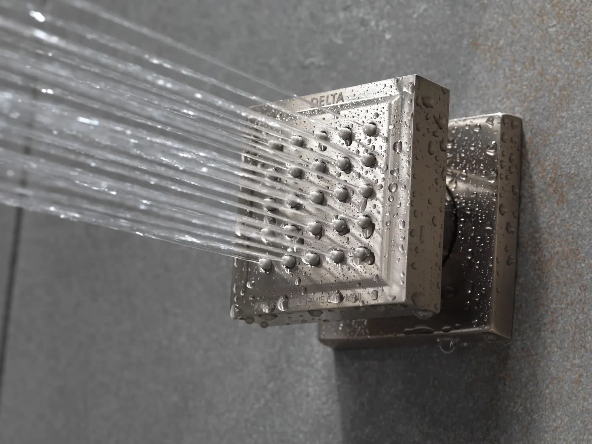 Versatile Shower Head with Body Spray, Lumicoat Chrome, Collection - Brass Model 34575B