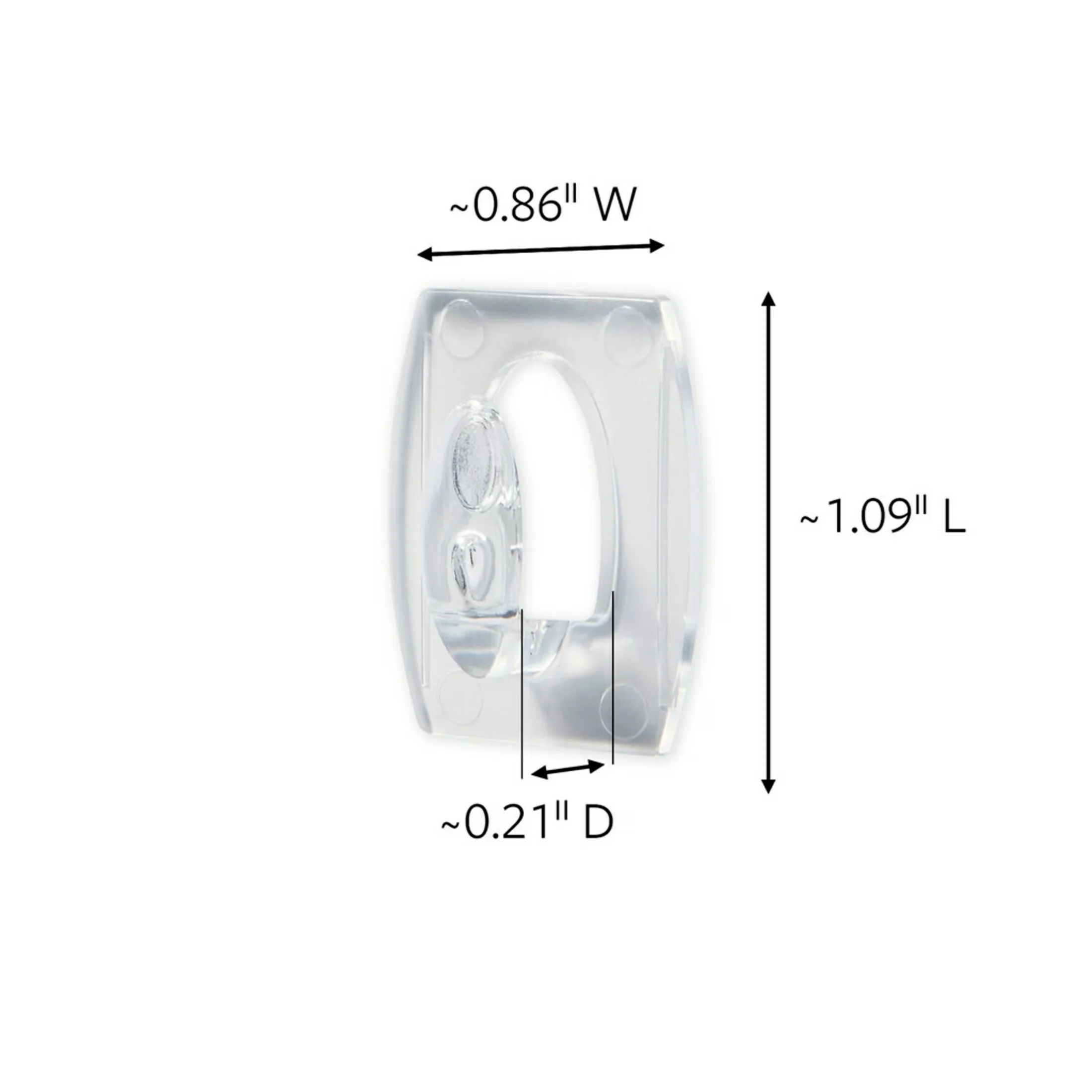 Innovative Damage-Free Hanging with Wall-Mountable, Easy Installation - Blue Plastic Model 329D7A