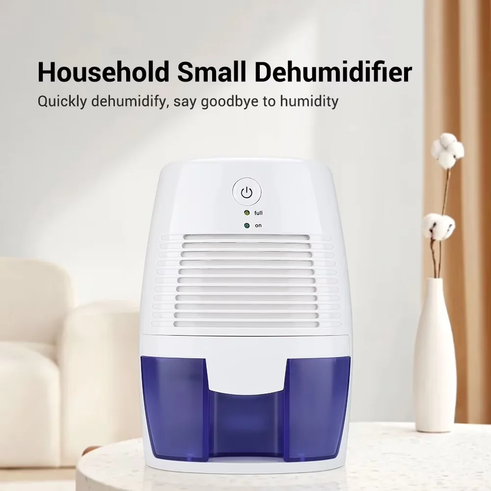 Efficient Dehumidifier with Automatic Shut-Off, USB Plug - White for Home, Rv Model 937373