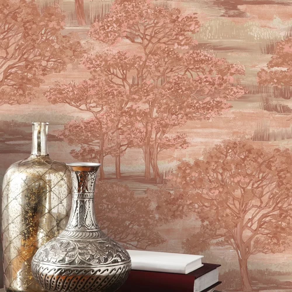 Wallpaper Wall Decals Wall Covering Durable with Washable, Removable, Adjustable - Vinyl Red Model A85F81