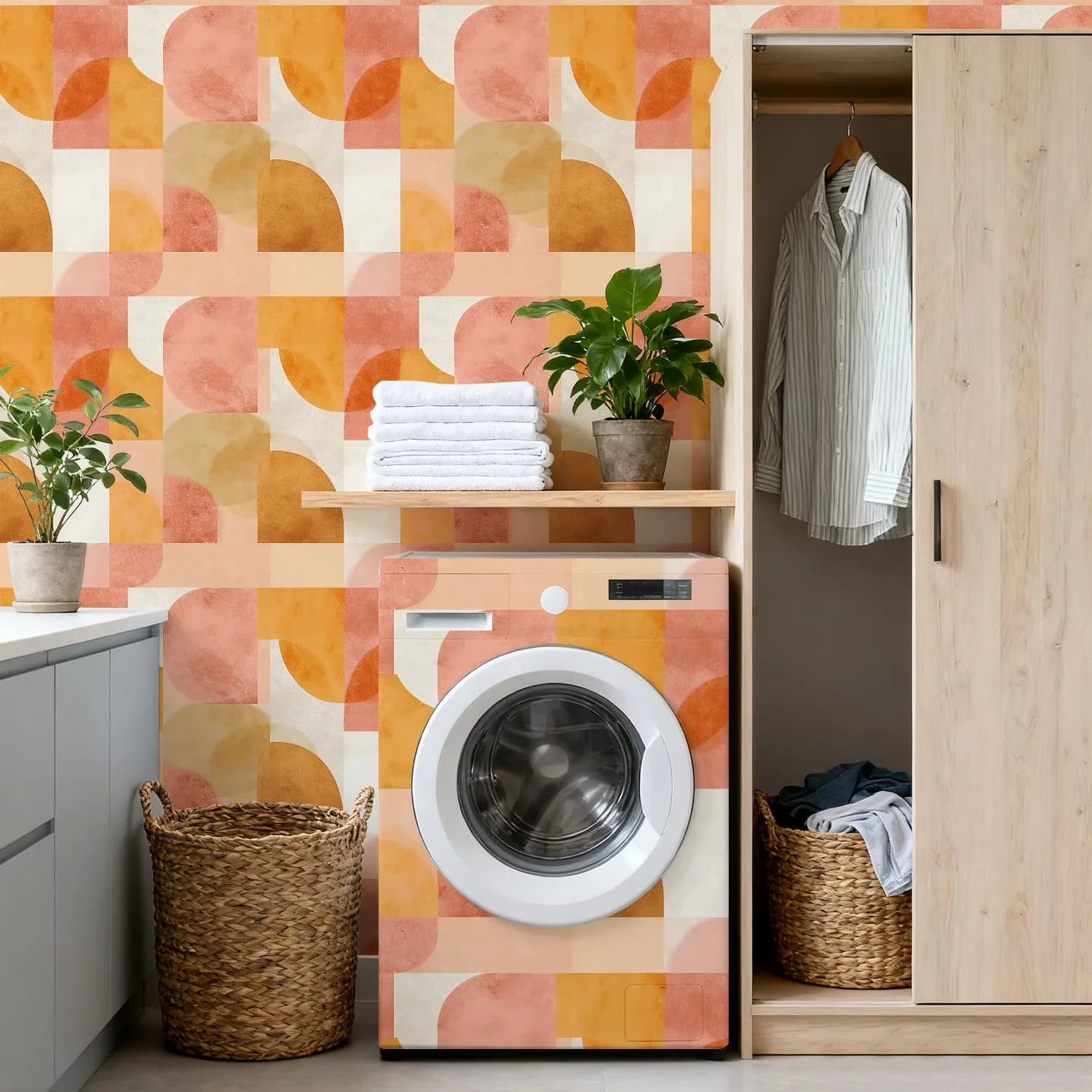Stylish Wallpaper Wall Decals Wall Covering with Waterproof - Color 6 Vinyl for Bedroom Model DA63E3