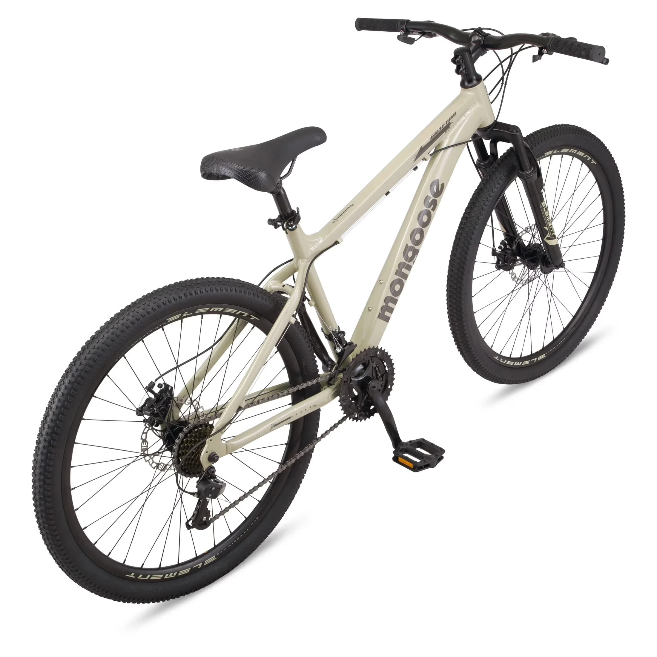 Innovative Mountain Bike with Adjustable Seat Height, 21 Speeds - Beige Model 009995