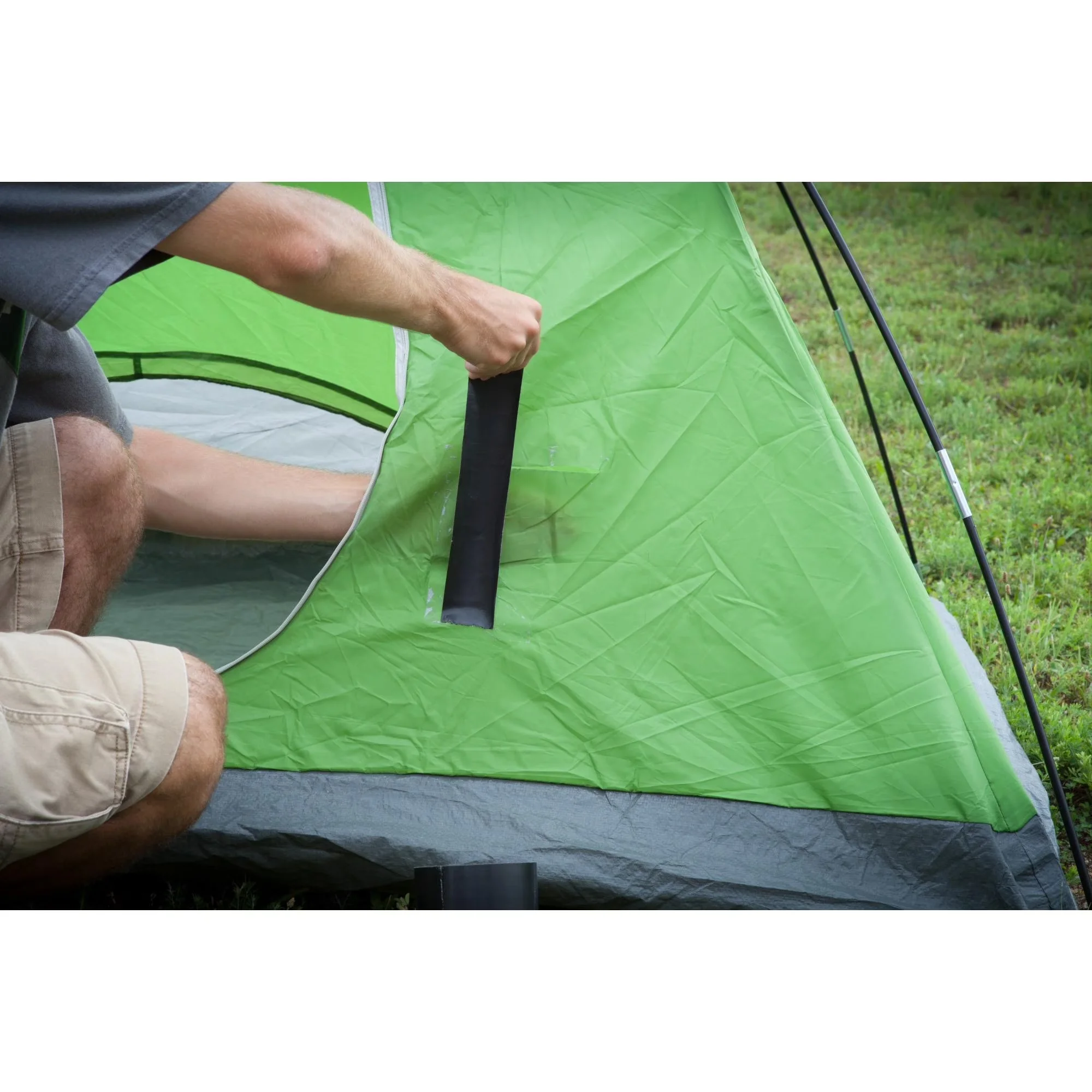 Durable Moving with Black Tape, 35 yd - Polyethylene Coated Cloth Black Model E98307