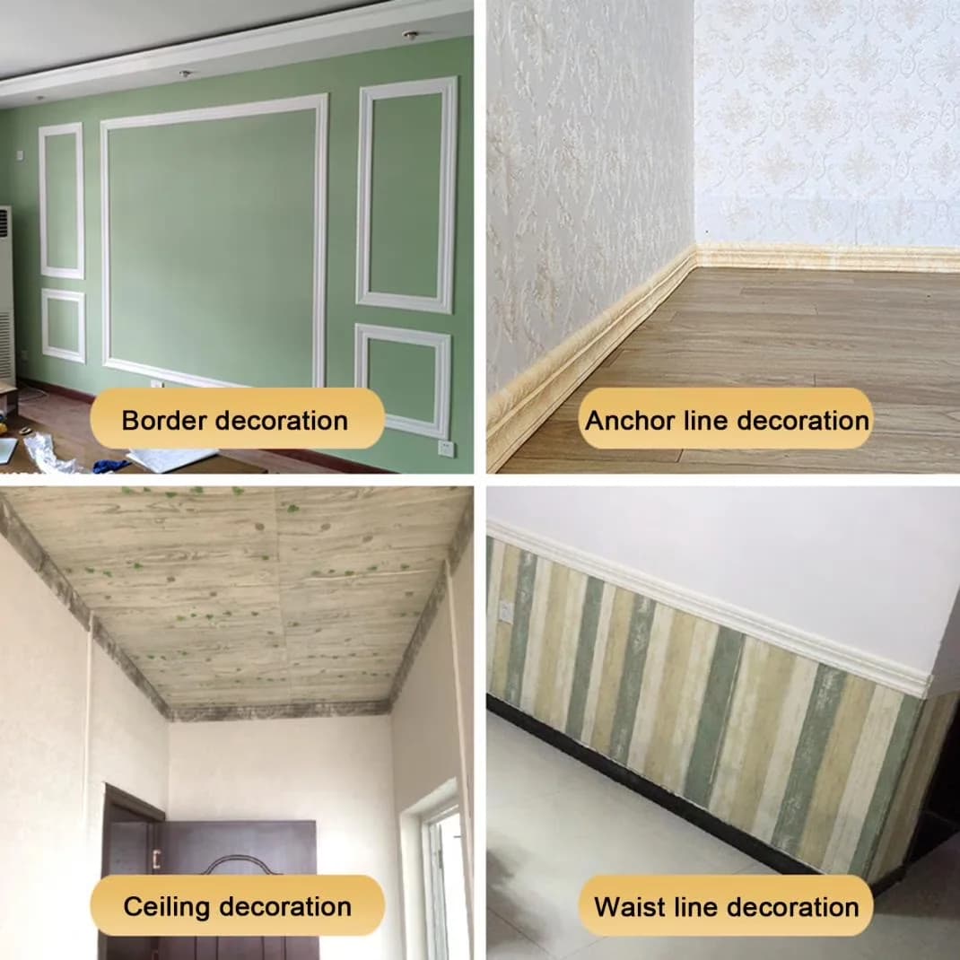 Durable Building Material with Easy-To-Use, Self-Adhesive - Pvc, Elastic, Adhesive 90" x 3" Model 4F764B