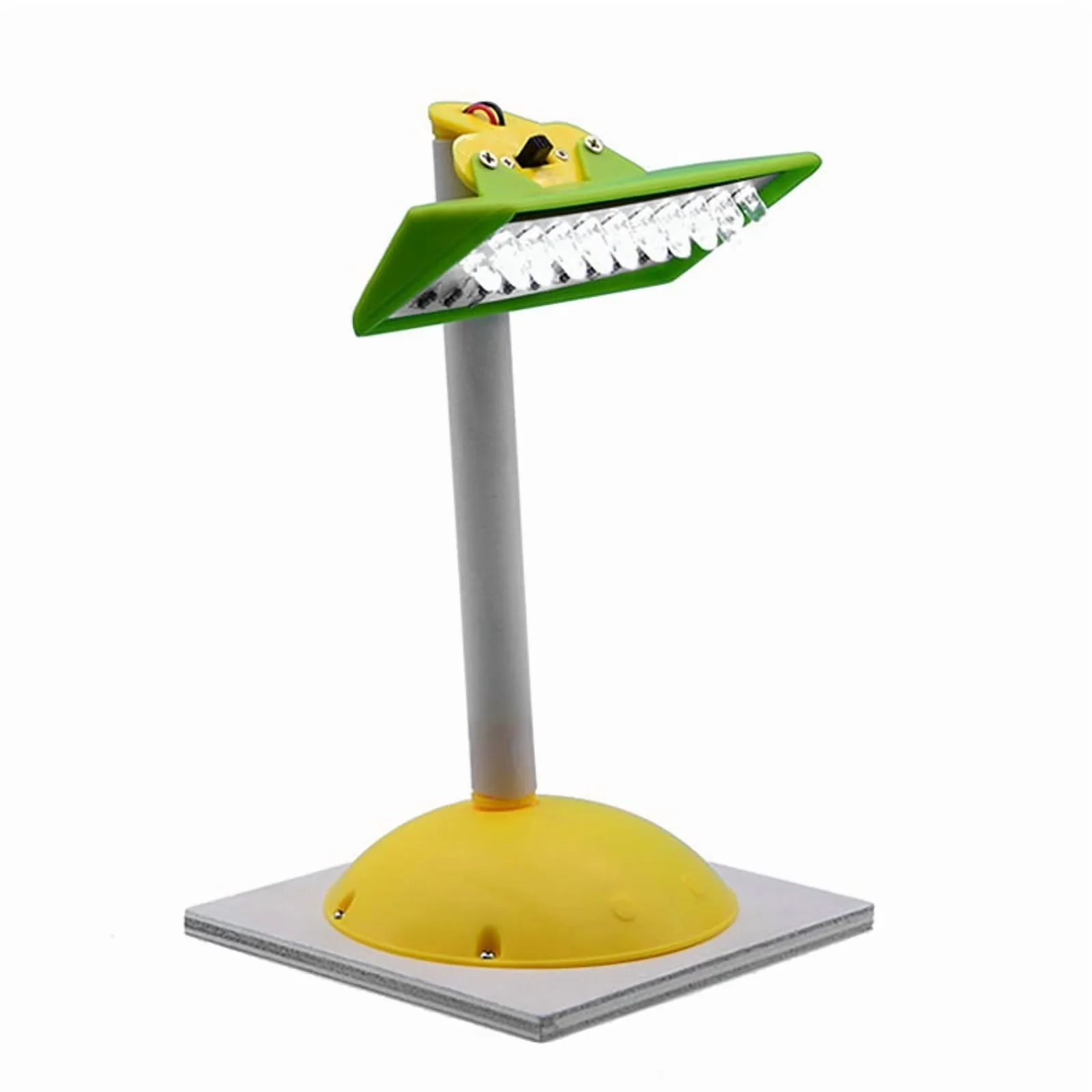 Lamp Set Classic with LED, Energy Efficient, Energy-Saving Desk Soldering Kit - Plastic, Wood Model B45E03