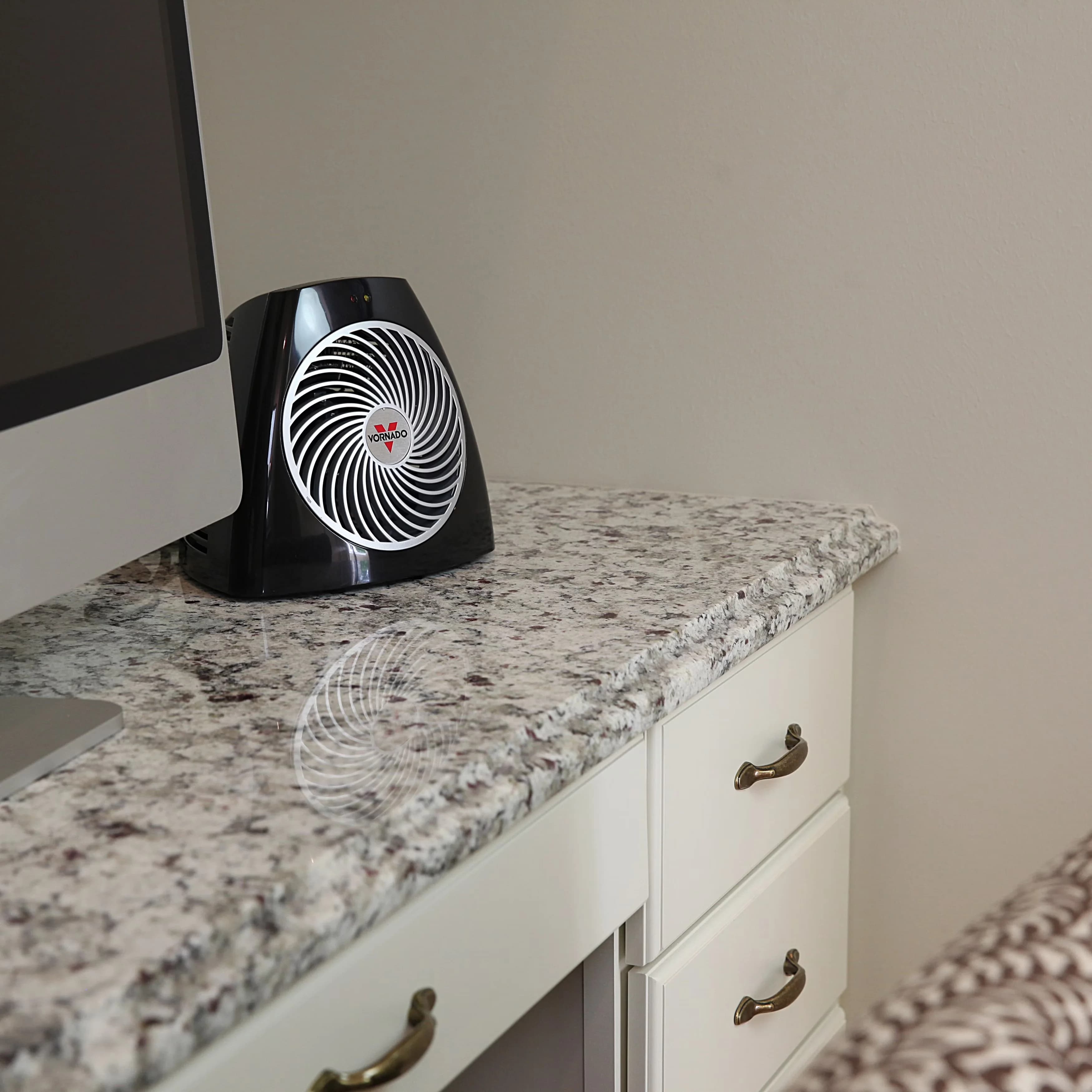 Efficient Portable And Electric Space Heater with 2 Heat Settings, Quiet Operation - Model 5086F9