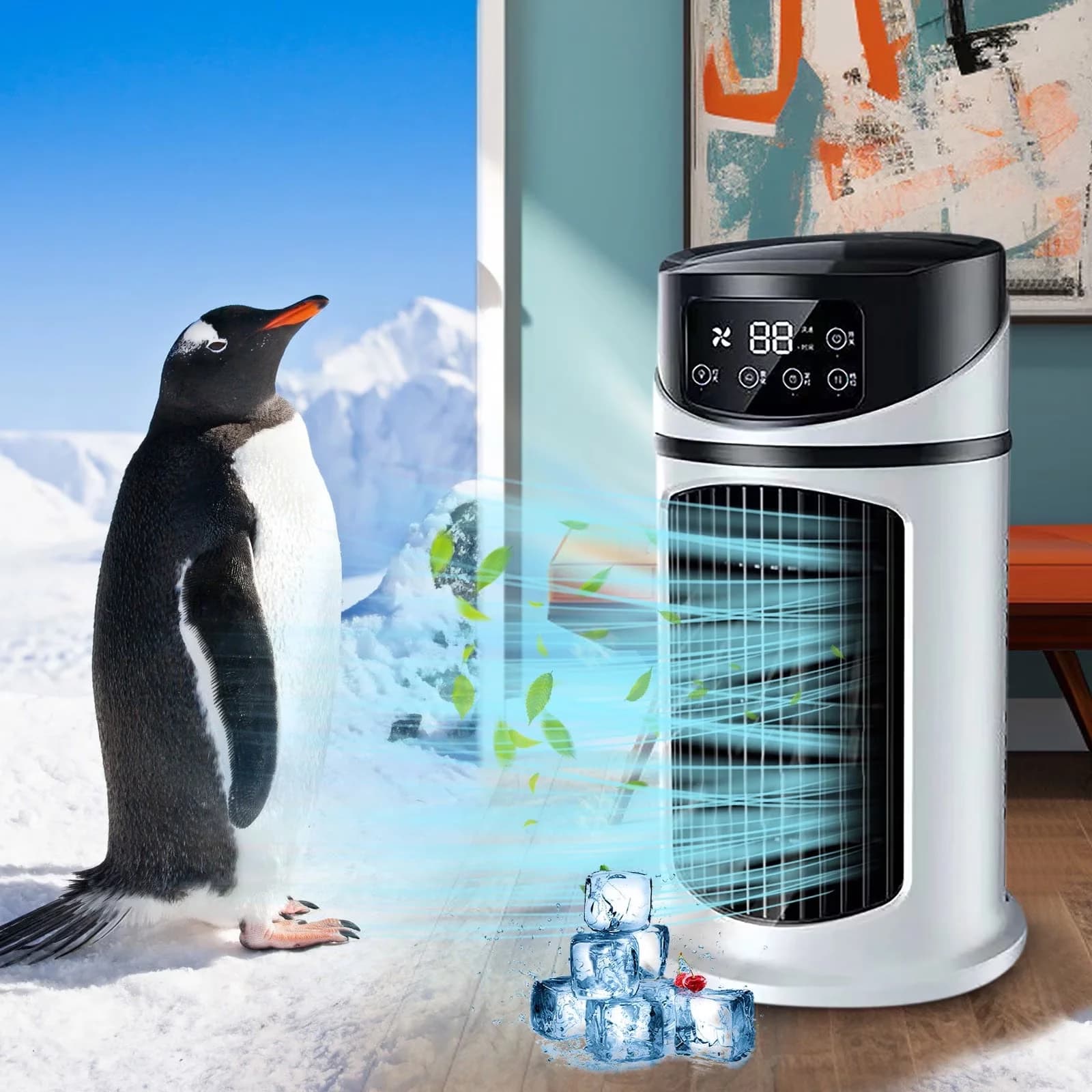 Professional Air Conditioner with Energy Efficient, PORTABLE AIR CONDITIONER for Bedroom - Model 122255
