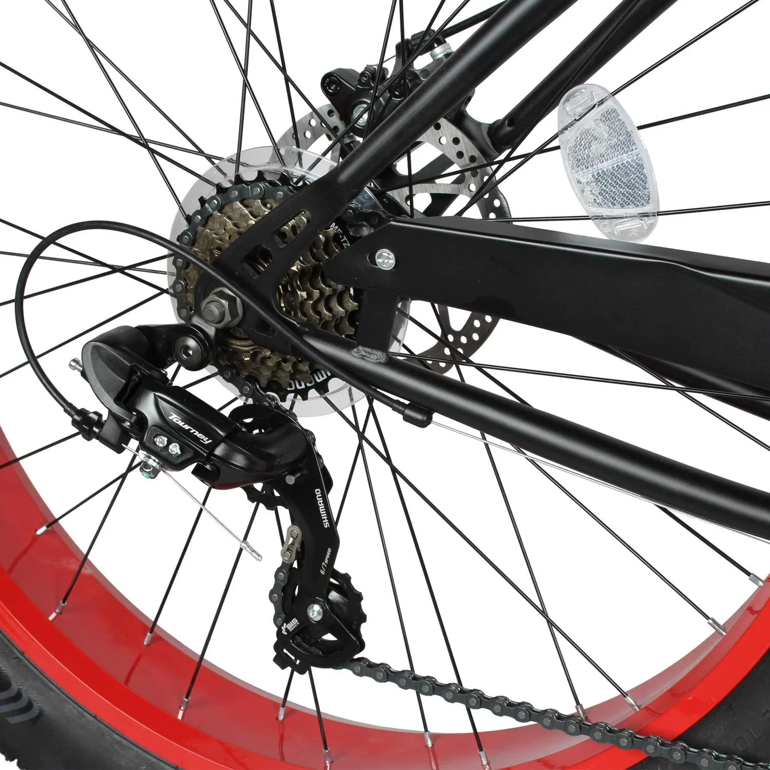 Cruiser Bike Durable with Adjustable Seat Height, Fork: Frame Triple Tree Fork, Slugo SS Fat Tire 26" Beach - Model 75C036
