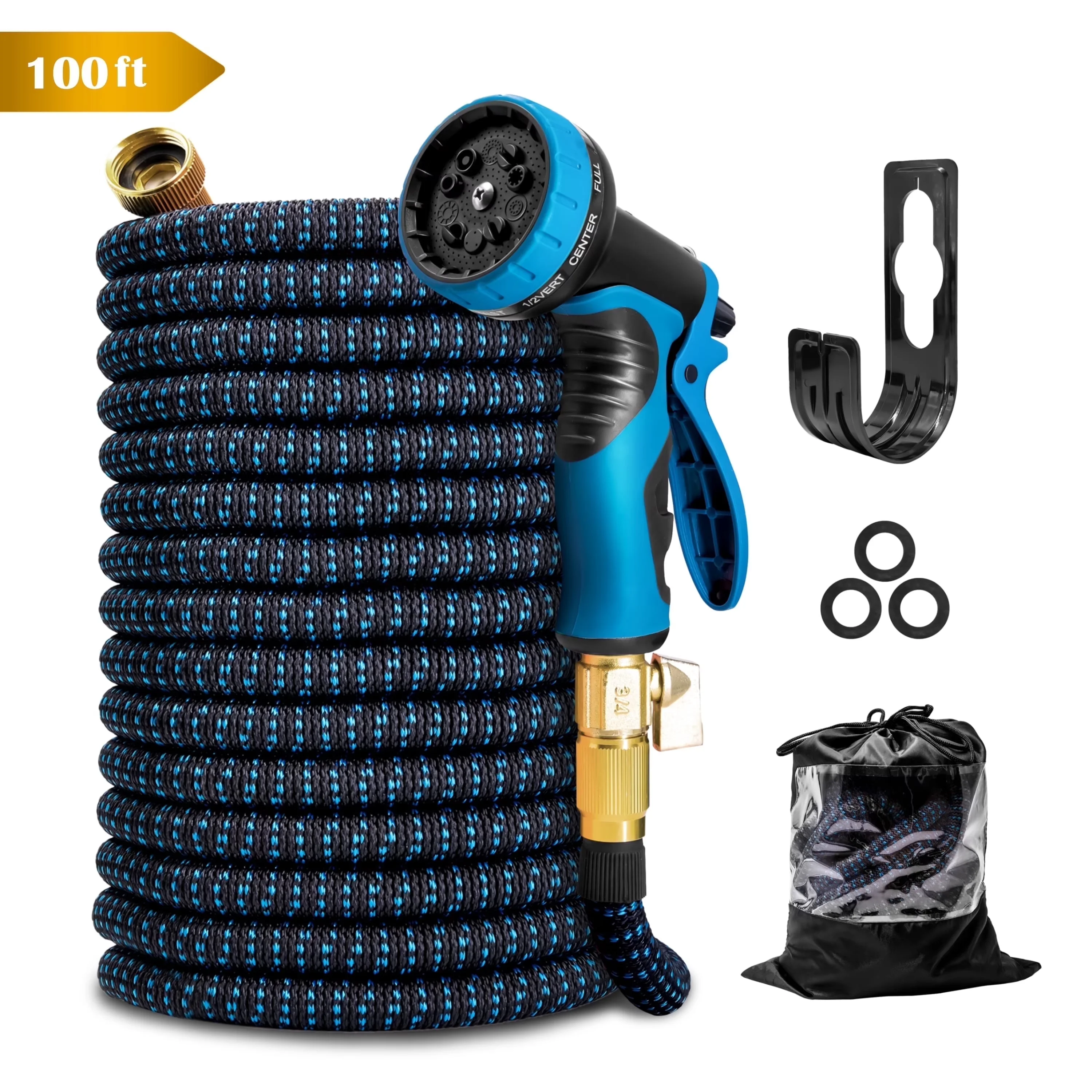 Replacement Parts Accessory Compact with Expandable, Water Hose - Polyester, Woven Fabric Blue Model E70C5A