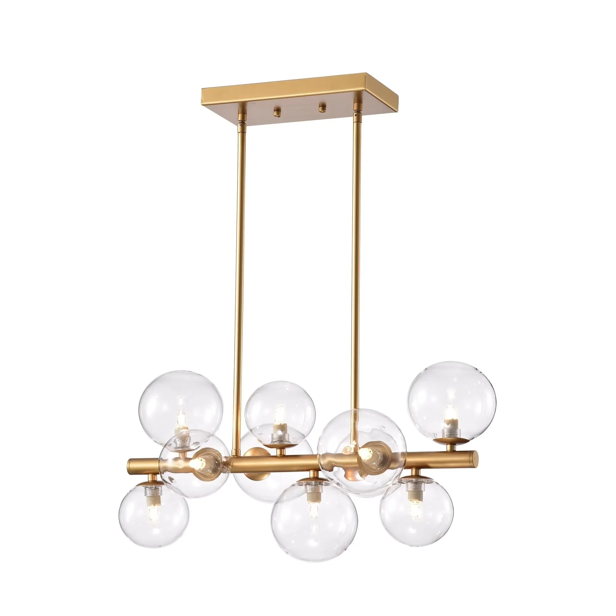 Innovative Ceiling Lights Fixture with Halogen, Modern, Lighting Type: Chandelier - Clear Glass Model CD6268