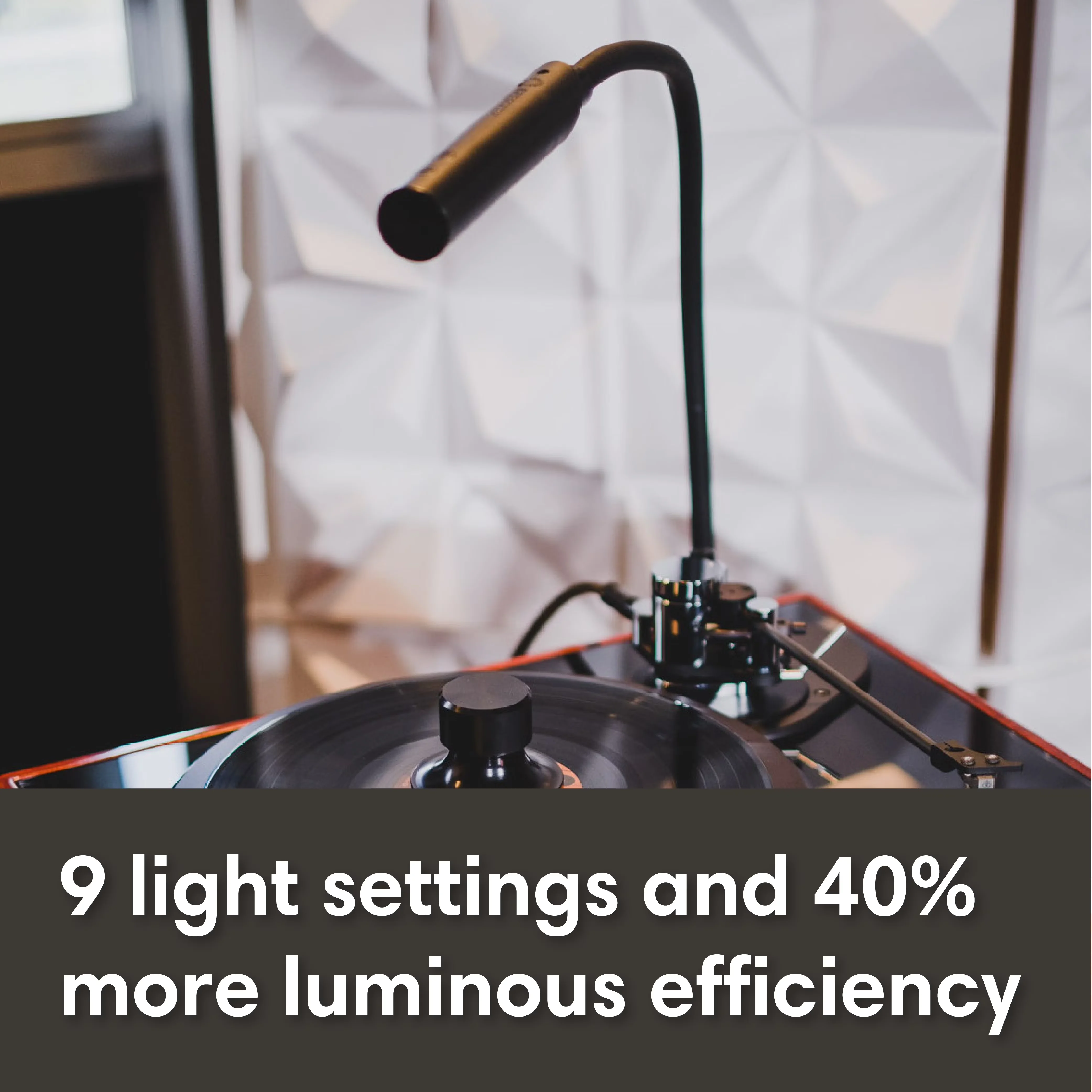 Desk Lamp Versatile with LED, Modern, Gooseneck - Silicone Black 3200TL Model 246842