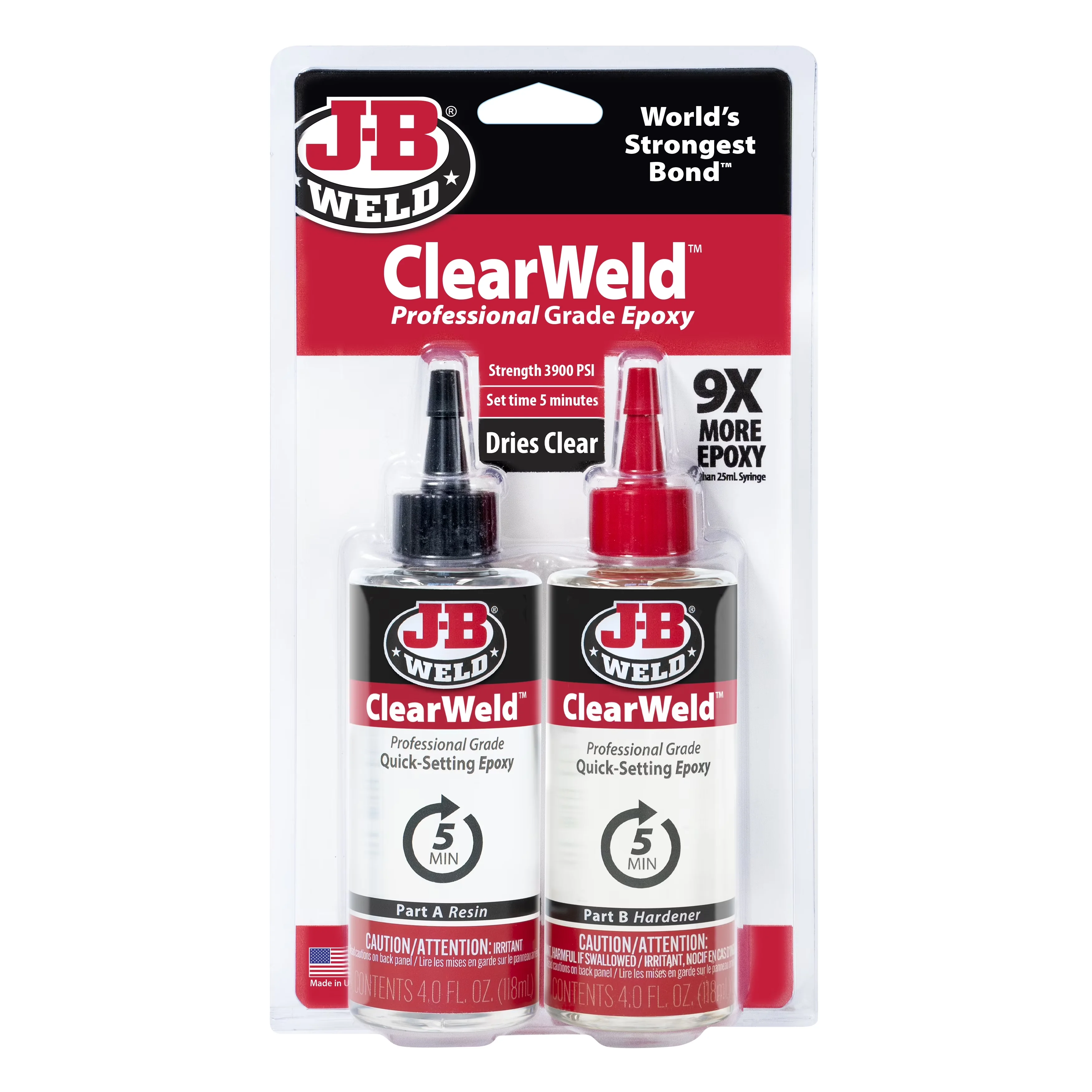 Adhesives Glues In Paint Supplies Tool Versatile with Quick Drying, Provided in 2 pro size 4 fl. Oz bottles - Clear 8 oz Model CE3810