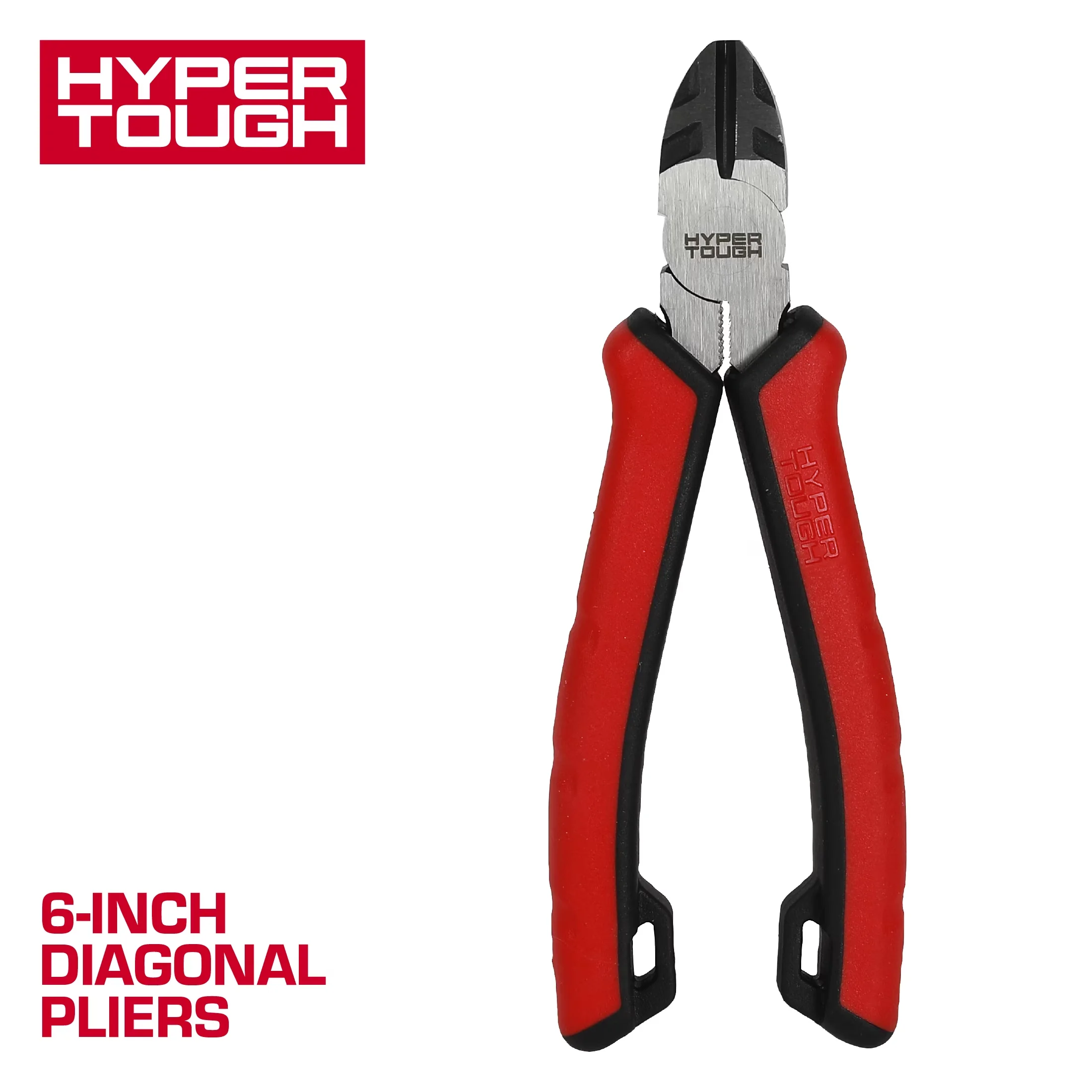 Hand Tool Innovative with Comfort Grip, 6-inch Diagonal Pliers - Red 6" Model 6167DE