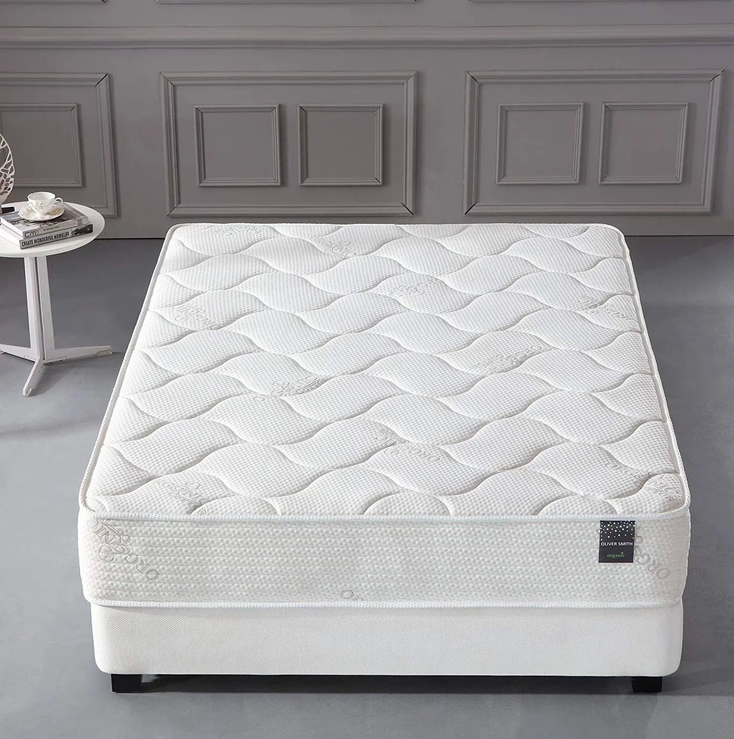 Mattresses Accessory Efficient with Firm - Memory Foam White Oliver - Ergonomic Design Model 4C1A0C