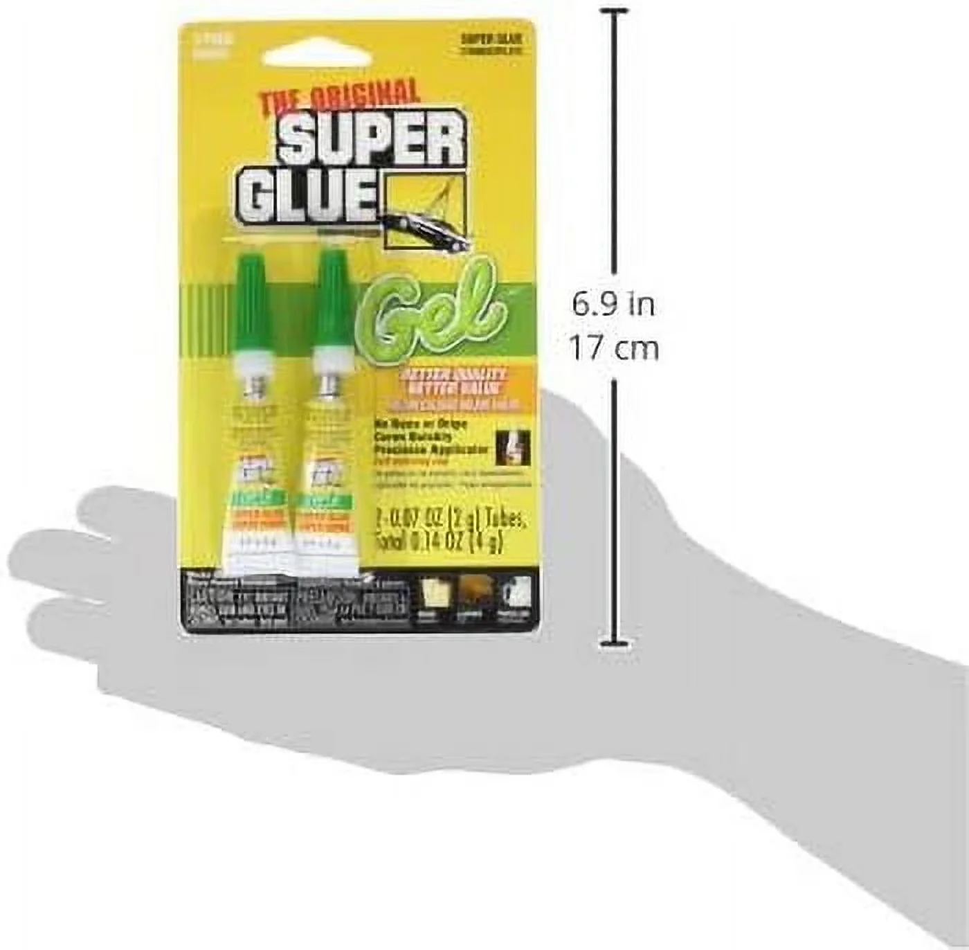 Adhesives Glues In Paint Supplies Tool Stylish with Bonds instantly, Double pack - Clear 1 Model C7845C