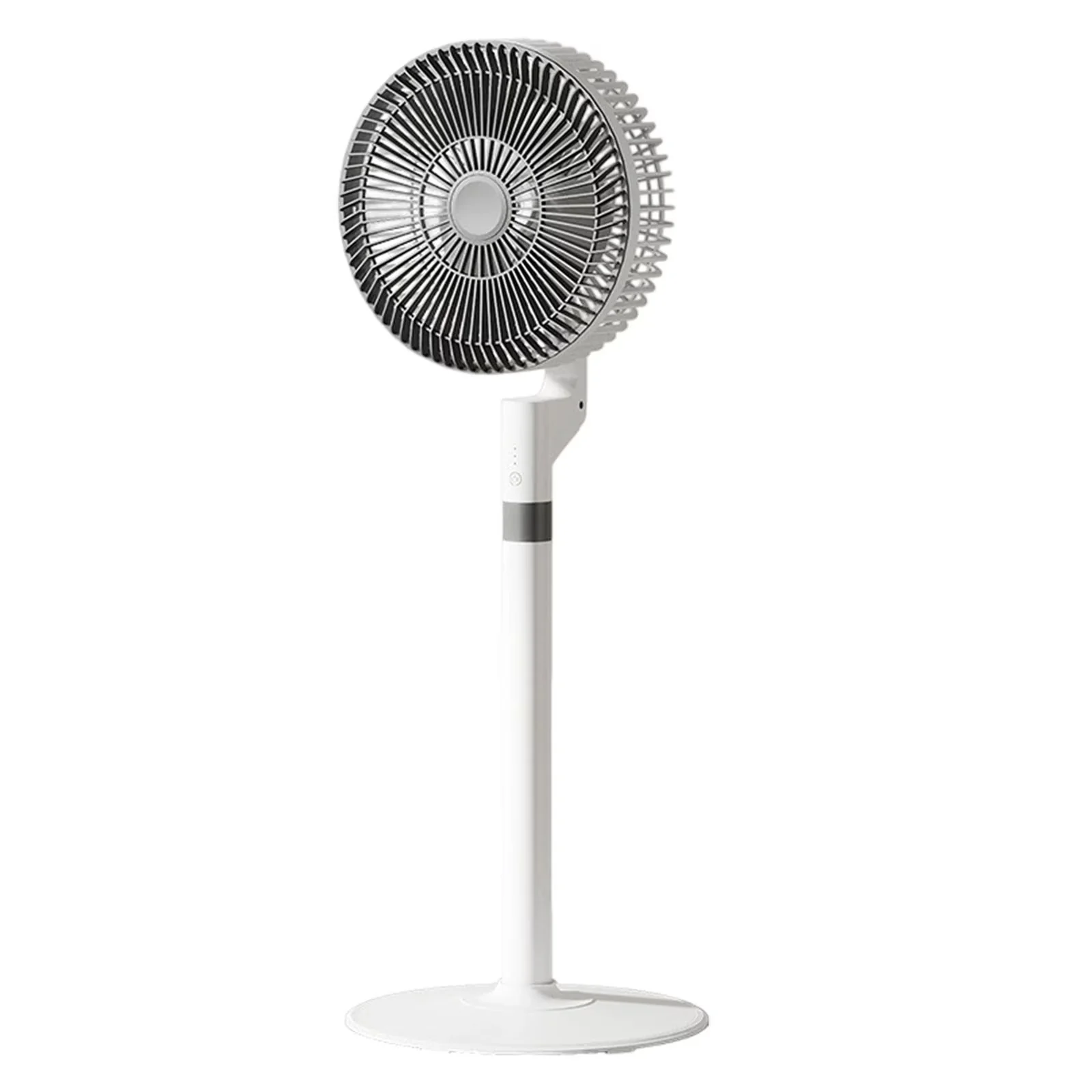 Sleek Fans In Cooling with With Strong Wind Low Noise USB Charge, Home Fan Floor Desk And Stand Fan - White for Living Room, Bedroom Model C400B6