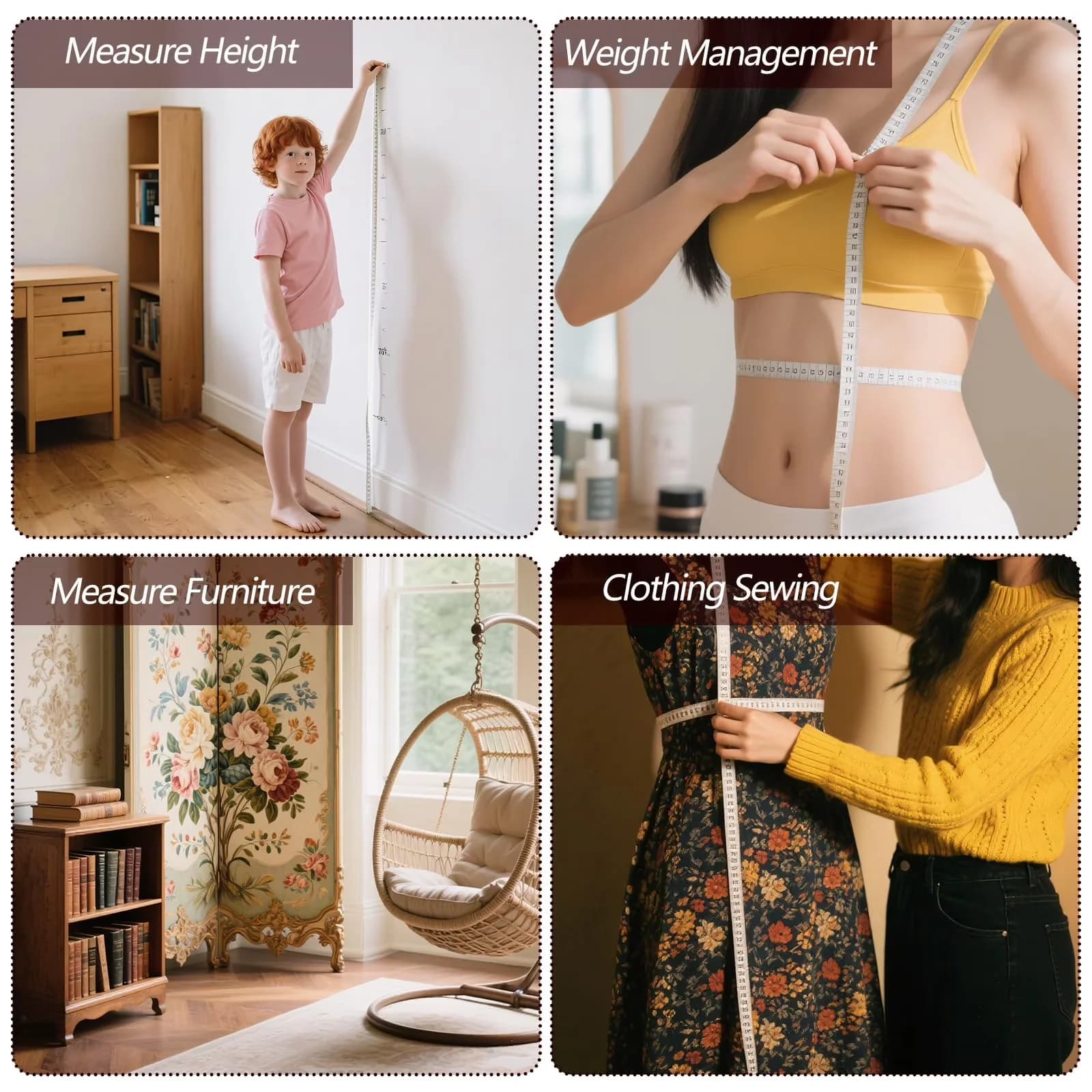 Classic Measuring Layout with Assembly Required, Accurate Measurement - Plastic Pink Model 02F5FA