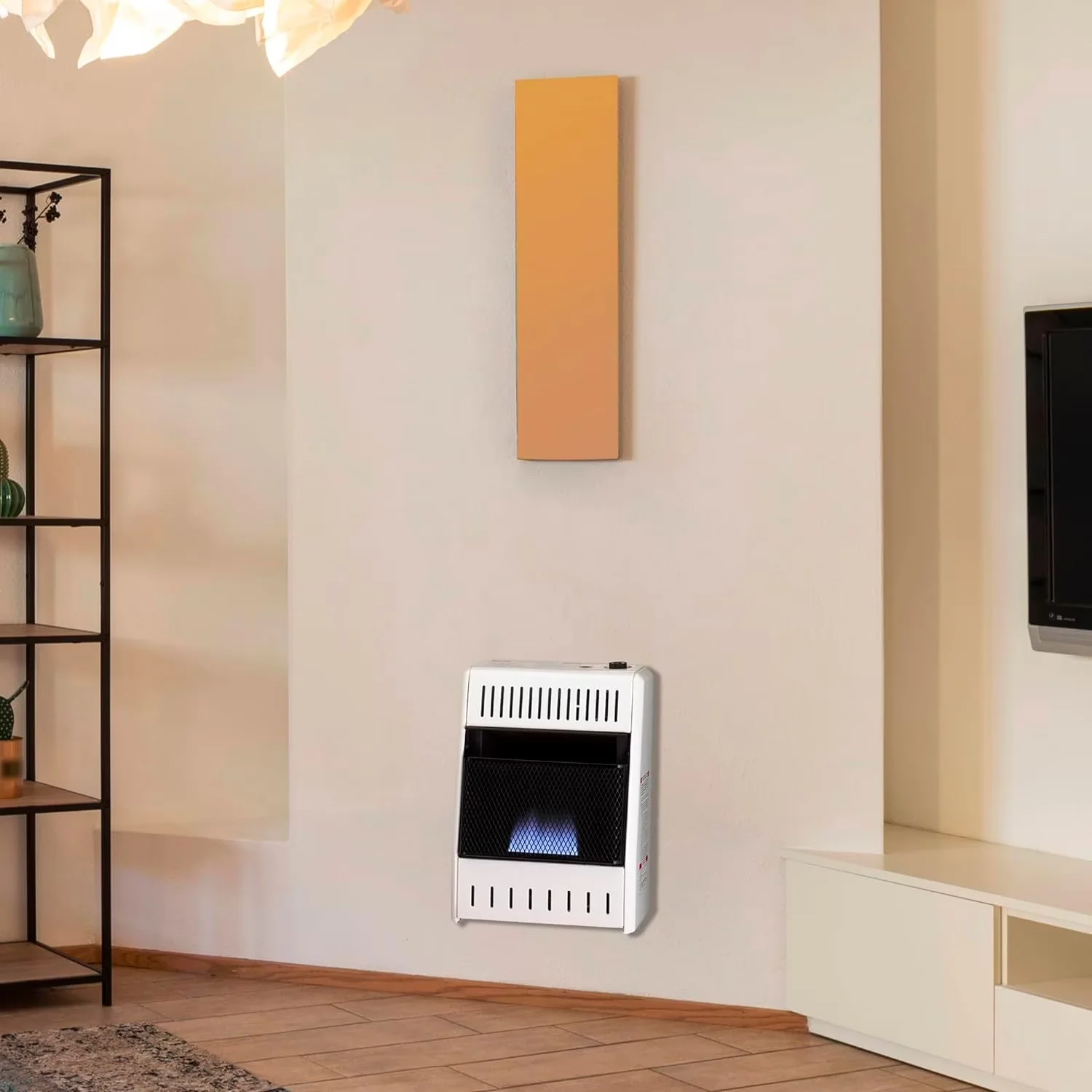 Portable And Electric Space Heater Classic with 10000 BTU, Automatic Shutoff - White Model 3E610E