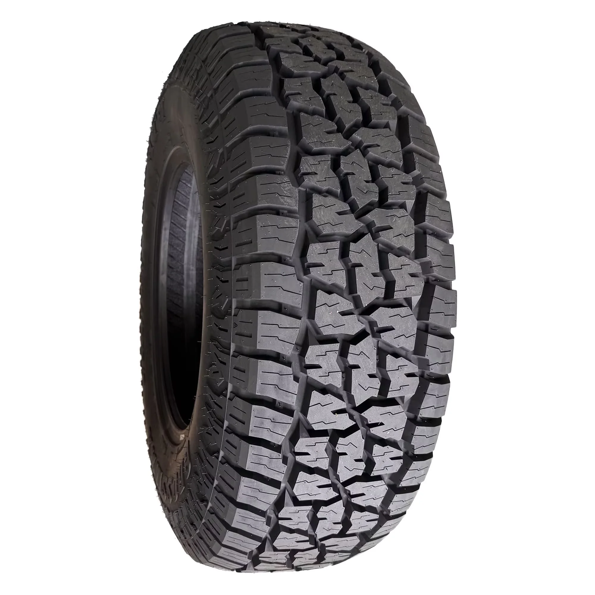 Reliable Truck Tire with Fits Multiple Makes And Models, Switchback lug pattern enhances traction, Sidewall style: Black Sidewall - Model 20406B