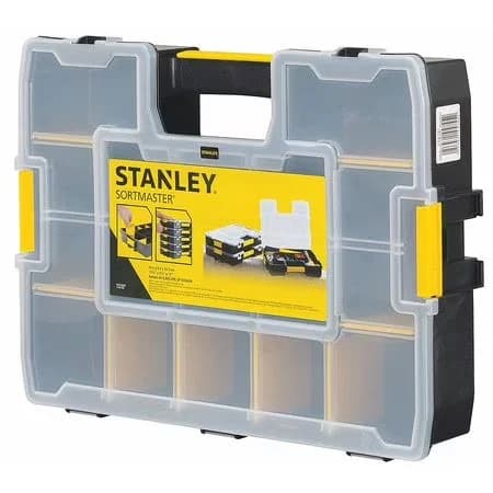 Stylish Toolstorage with Adjustable, Adjustable Compartment Box - Blue Plastic Model E7D0D1