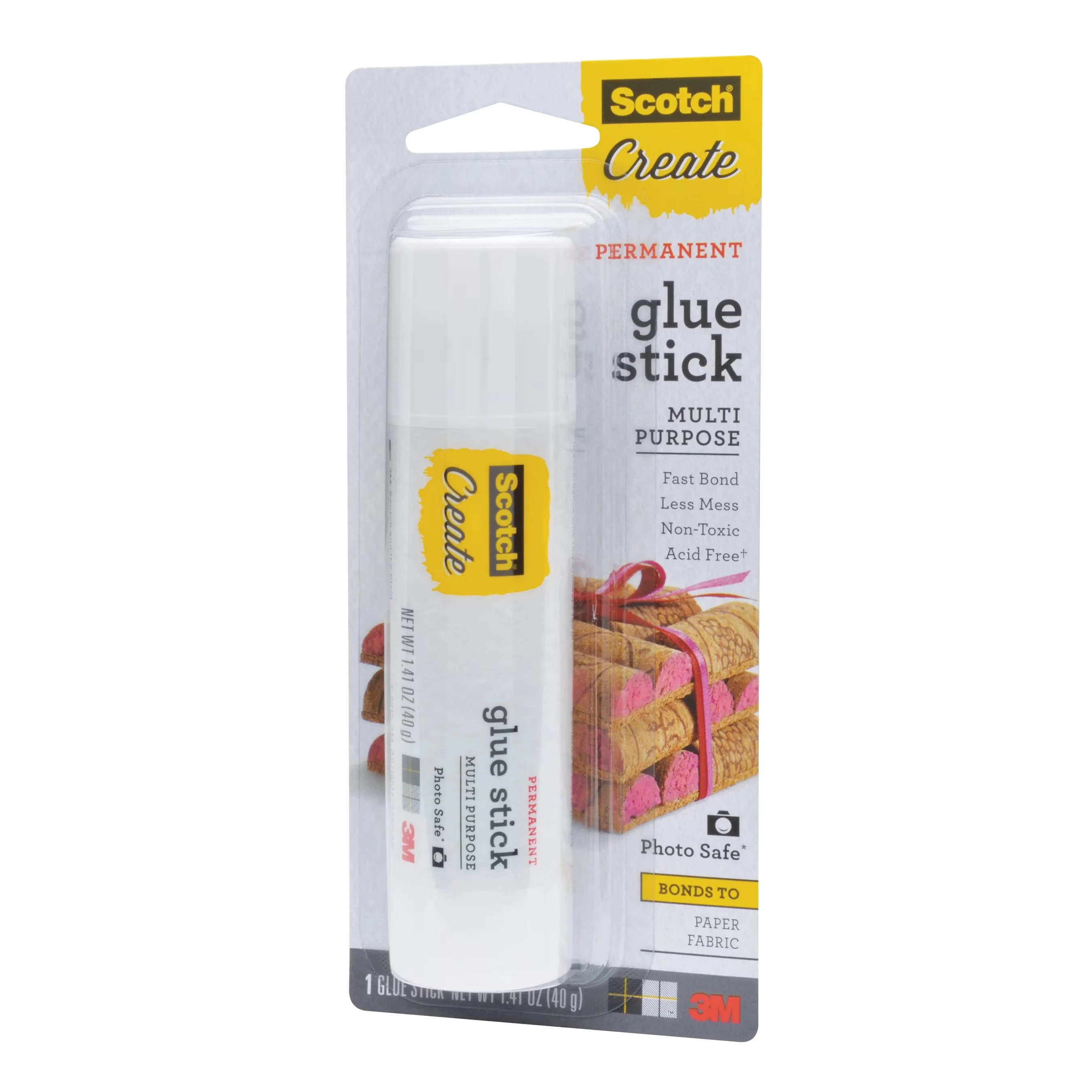 Modern Adhesives Glues In Paint Supplies Tool with 1 Each, Scotch 1.41 Oz. Glue Stick - 1 ct Model C24D0C