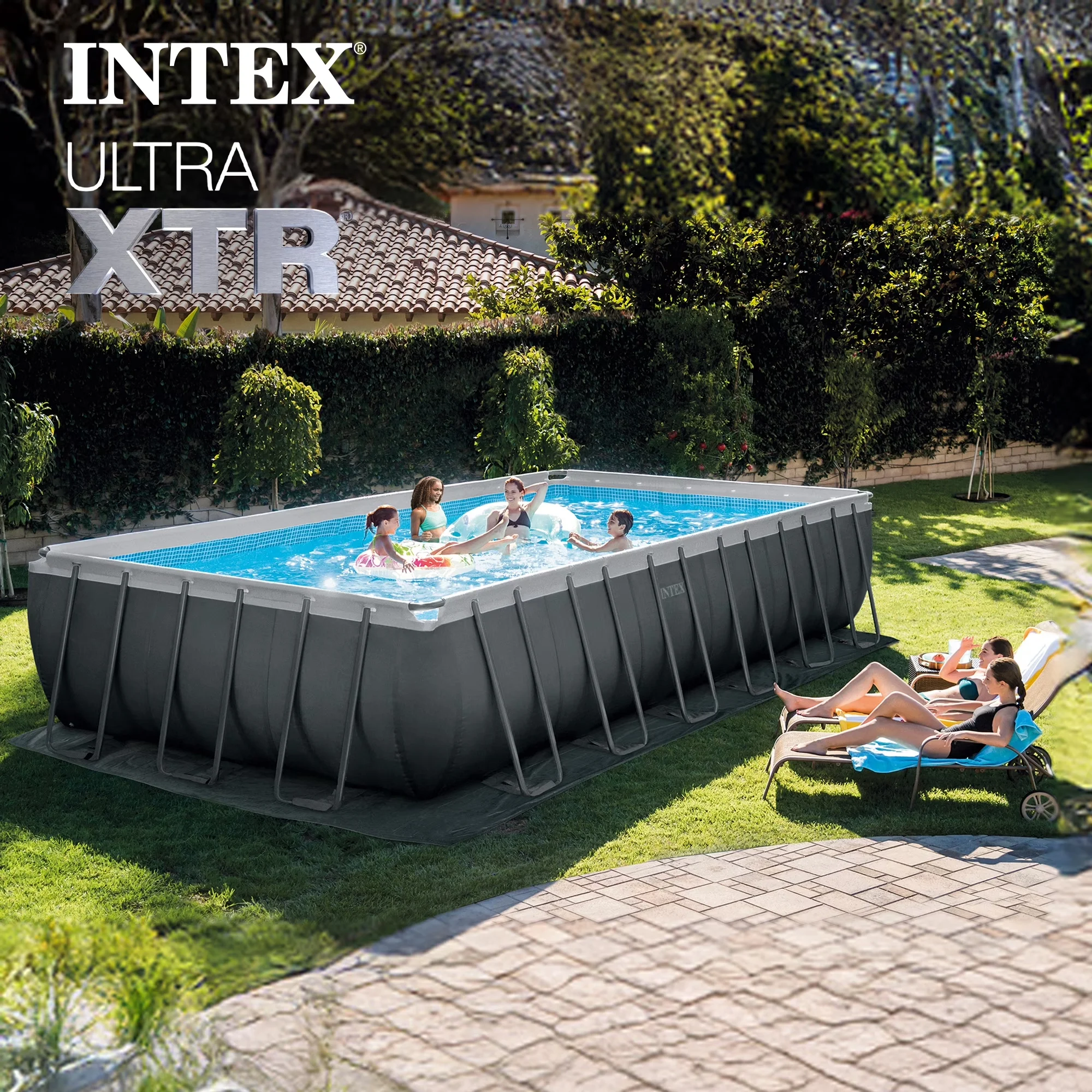 Classic Above Ground Pool with Uv Resistant, Engineered T-Joints for strength - Model 694301