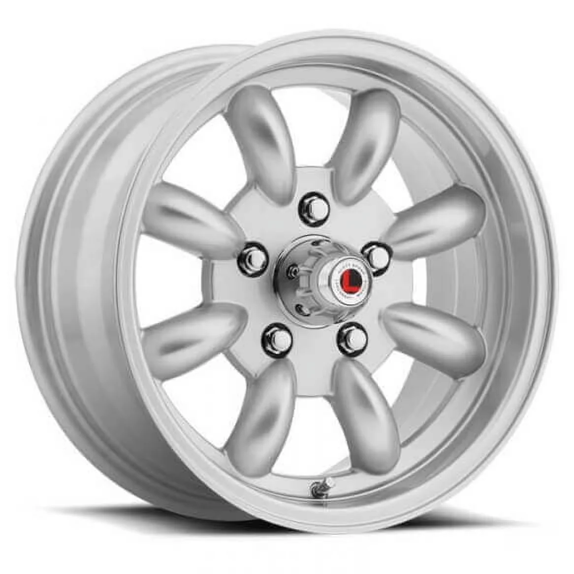 Wheels And Rim Quality with Stepped Spoke Design, 5 x 4.5 Wheel Bolt Pattern, Trans-AM Tribute Minilite Styled Wheel - Aluminum Alloy... Model B90EC6