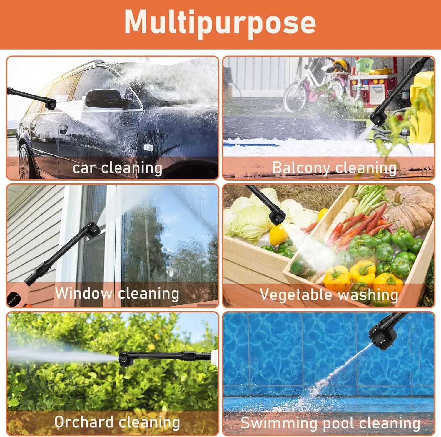 Pressure Washer Versatile with Battery, Portable Power, Cordless - 48VH Model 914D5F