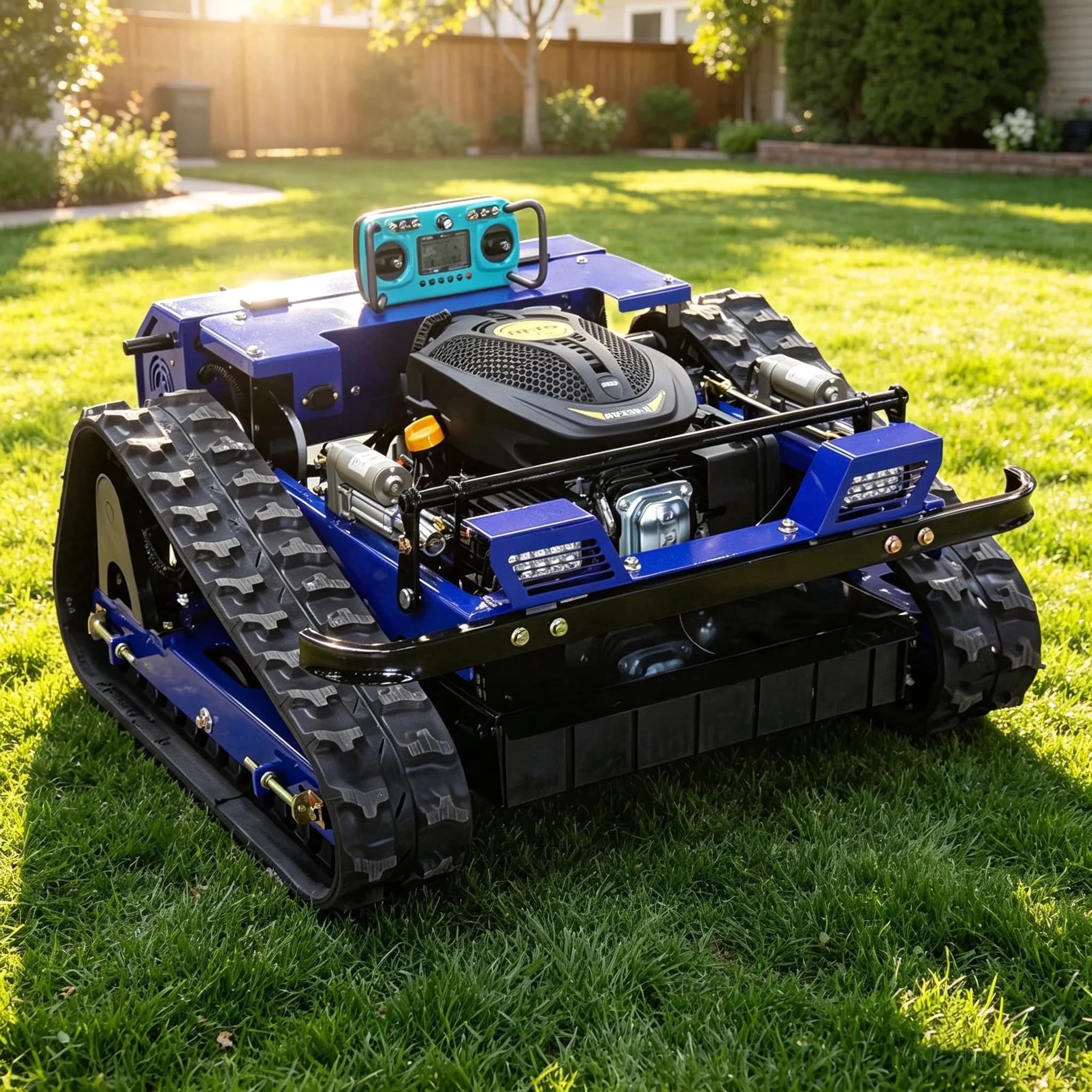 Push Mower Modern with Adjustable Speed, Mulching, Remote Controlled Robotic Lawn - Model EFFA45