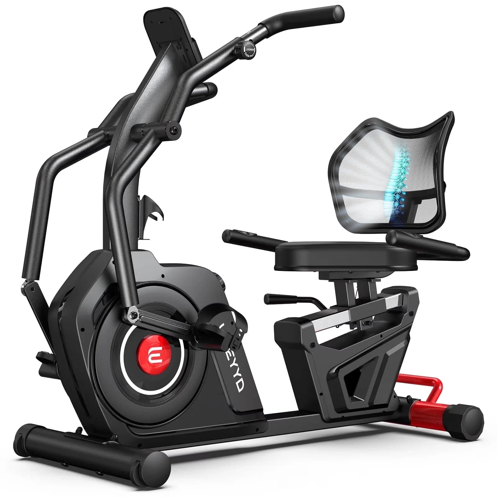 Quality Home Gym with Compact, Digital Display, Armrest Adjustment: 3 Levels - Black Model 4361B5