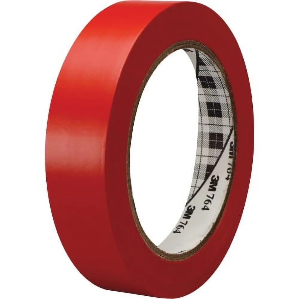 Modern Moving with Backing Thickness - 4 mil, Tape Thickness - 5 mil, General-purpose 764 Color Vinyl Tape - Red Rubber Model E842A3