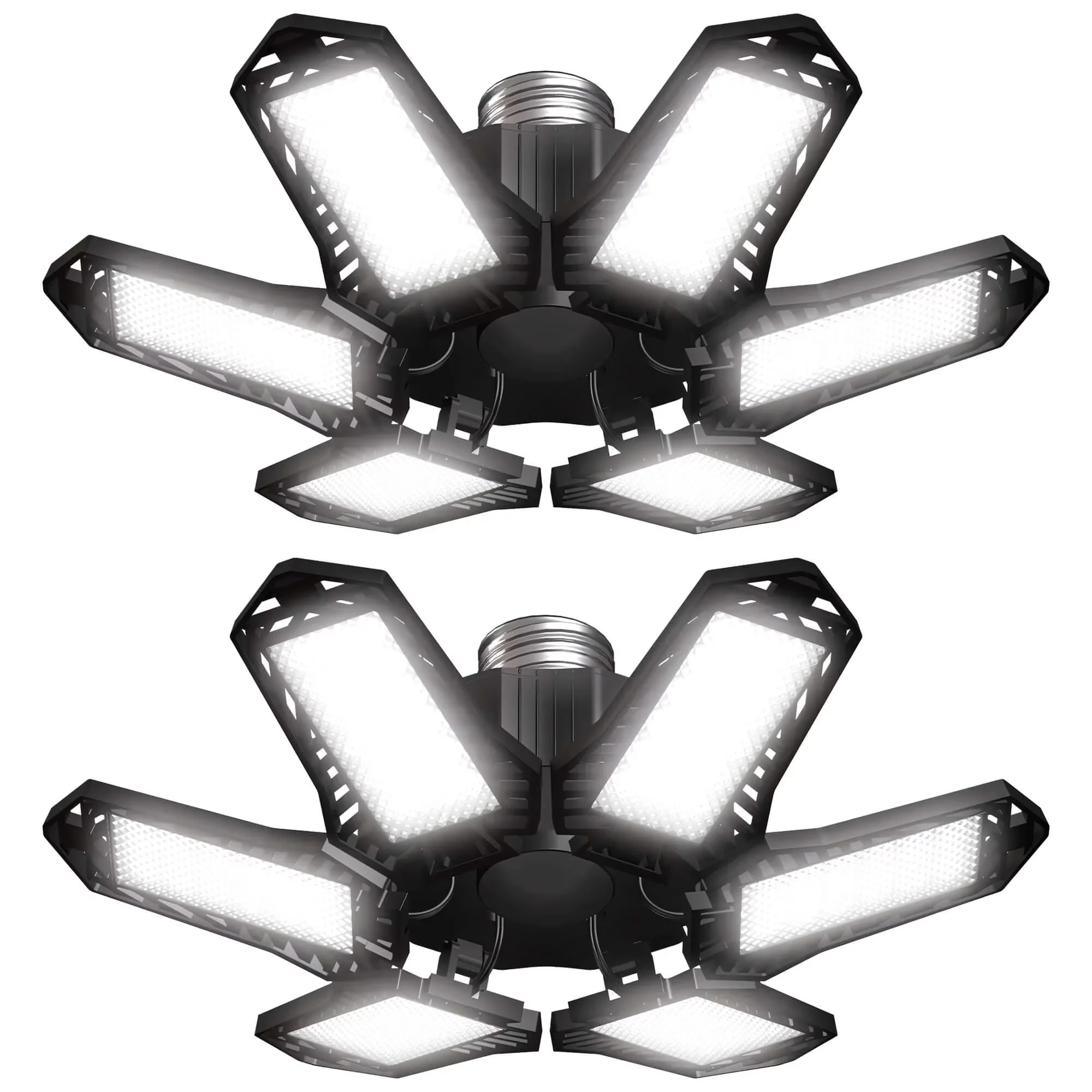 Quality Ceiling Lights Fixture with LED, Energy Efficient, Eco Friendly - Abs+Pc Black Model F4CF22