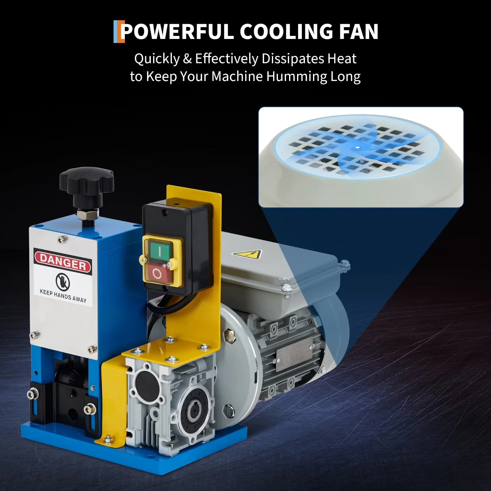 Versatile Woodworking with 370W, Compact, Electric Wire Stripper Machine - 1 channel Model E0729D