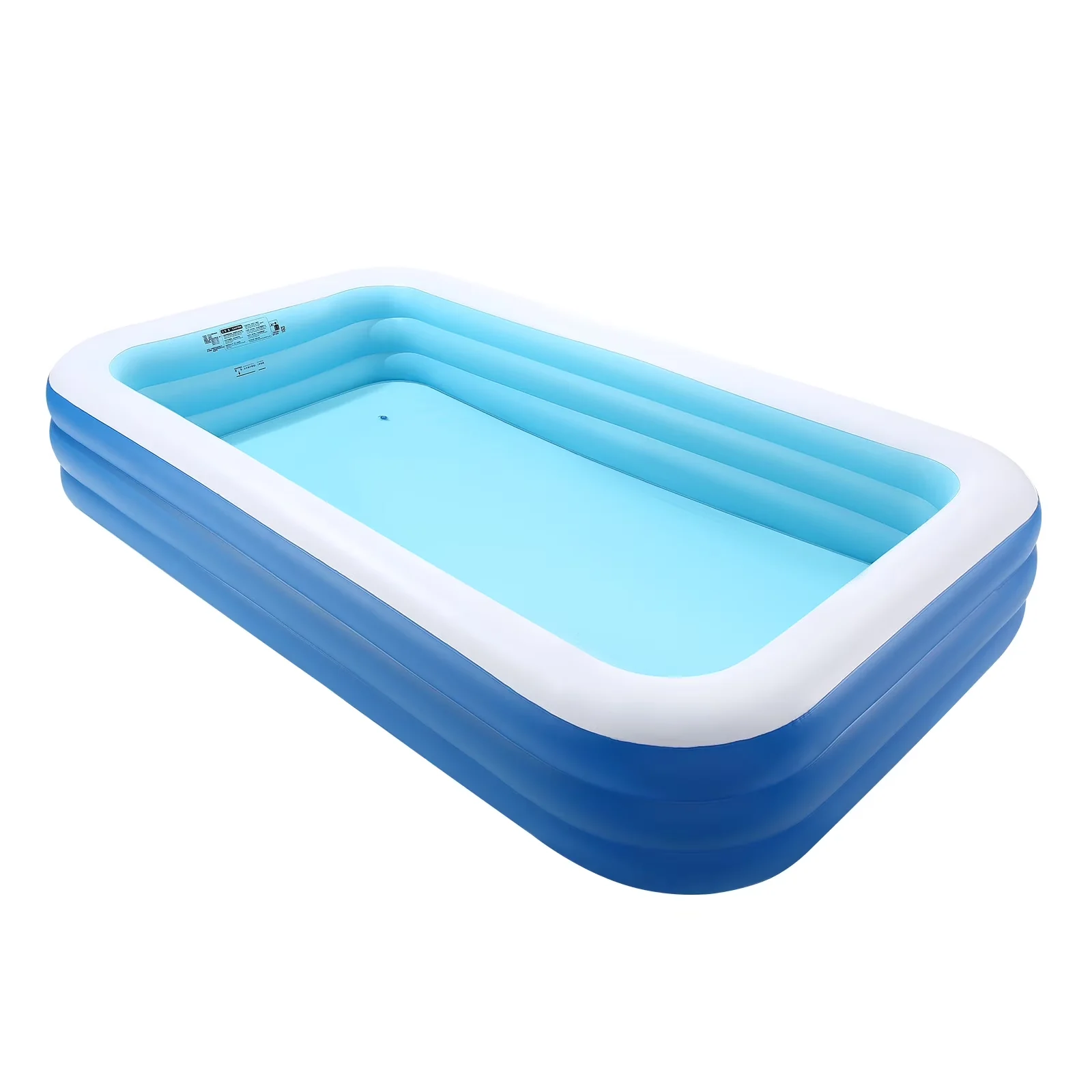 Modern Inflatable Pool with Suitable, Repair Patches - Multicolor for Indoor, Outdoor Model F30FE9