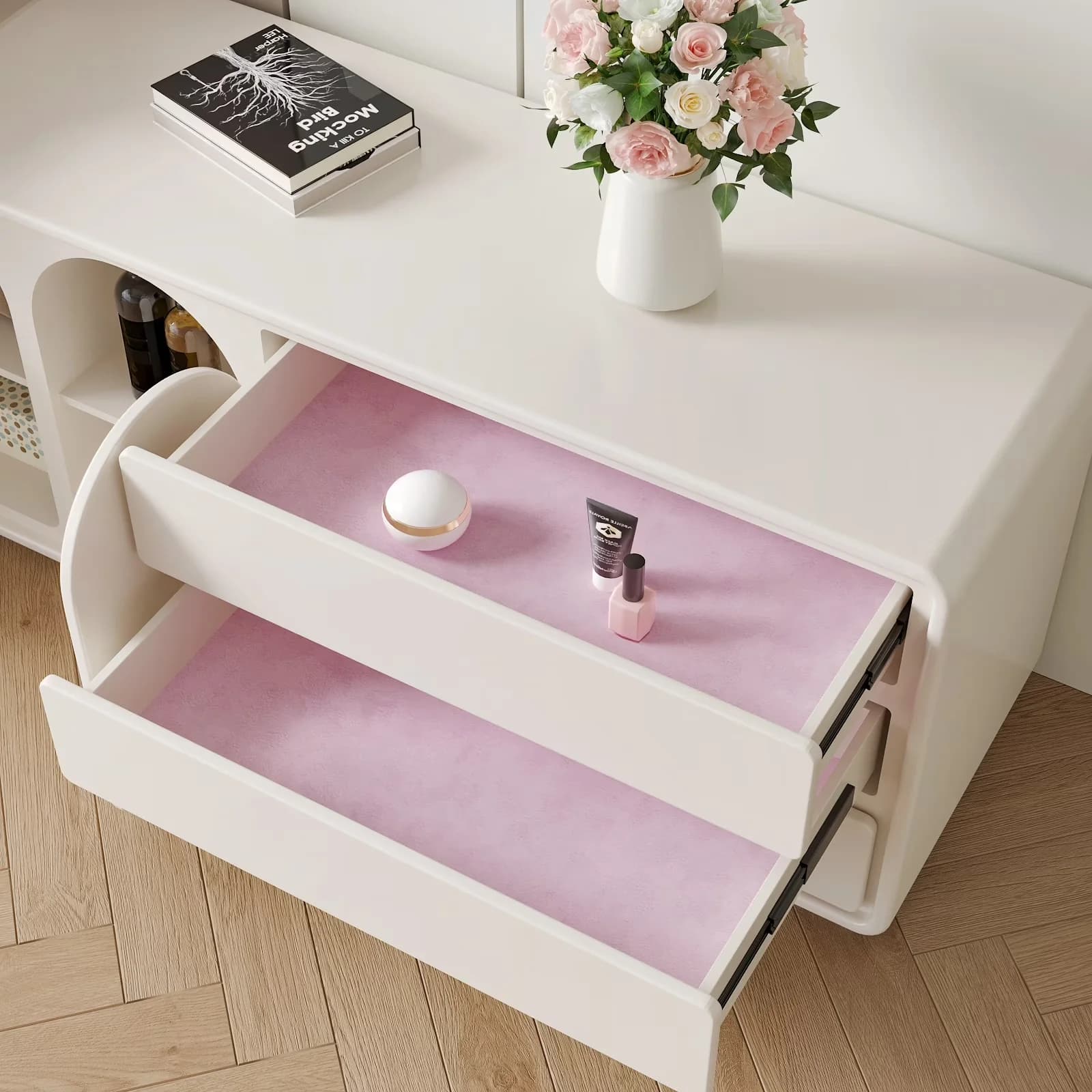 Professional Wallpaper Wall Decals Wall Covering with Luxurious looks, seamless finish - Vinyl Pink Model AFEF5A
