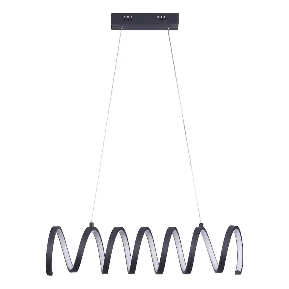 Ceiling Lights Fixture Essential with LED, Modern, Adjustable Height - Aluminum Model 410CF5