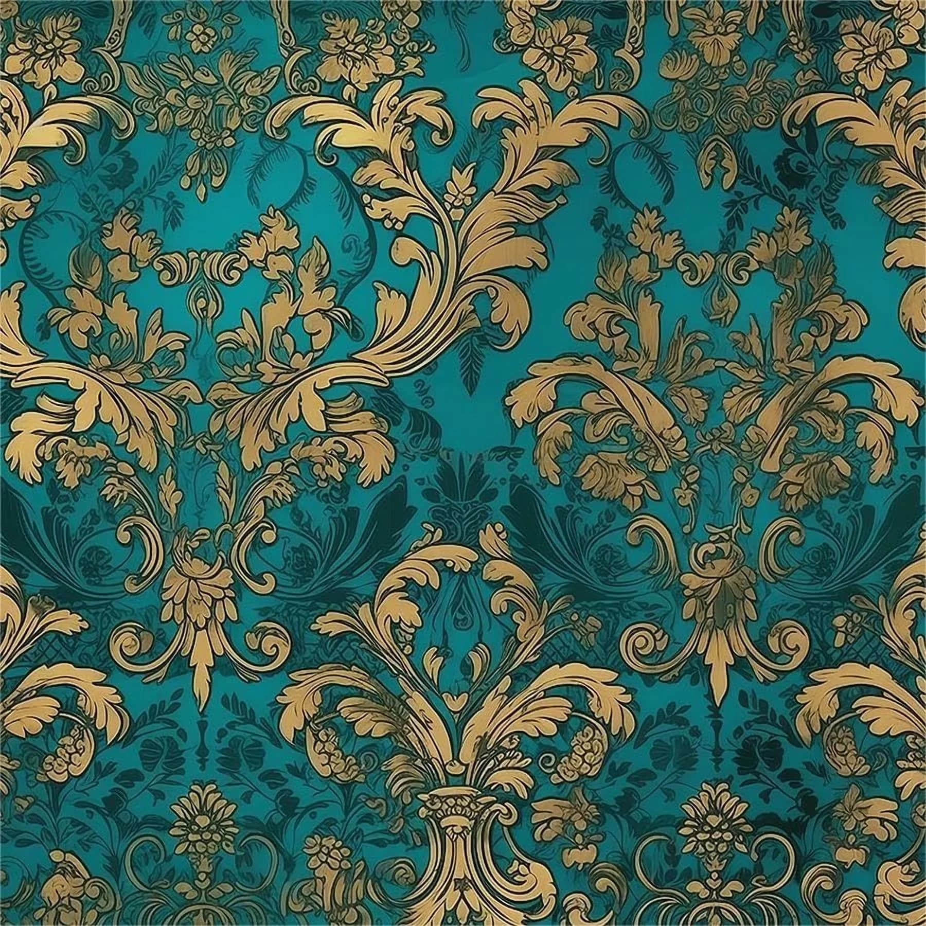 Wallpaper Wall Decals Wall Covering Compact with Durable, Removable - Pvc, Vinyl Green for Bedroom, Bathroom Model 8A7DA6