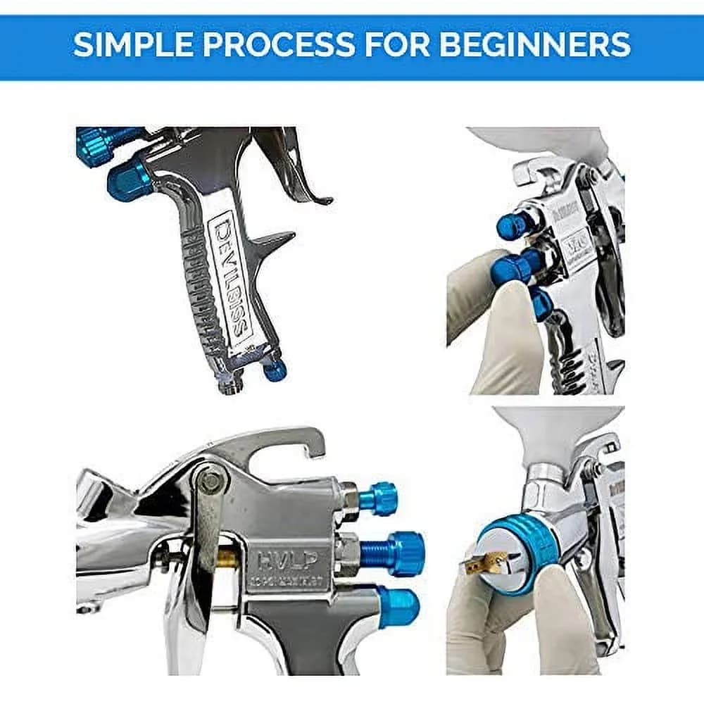 Air Tools Compressor Reliable with Finish - White 1.3 mm STARTINGLINE - Sleek Profile Model A0F053