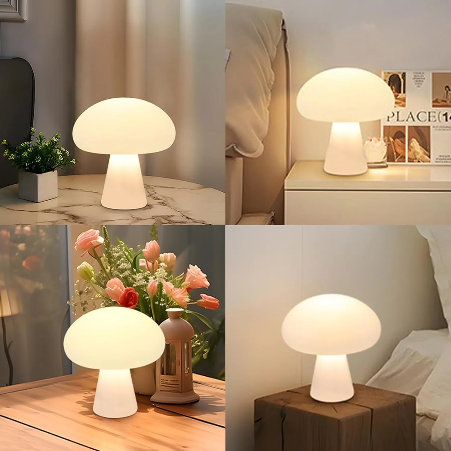 Professional Lamp with Bedside Lamps, Contemporary, Dimmable - Metal White for Kids Room, Living Room Model D5182E