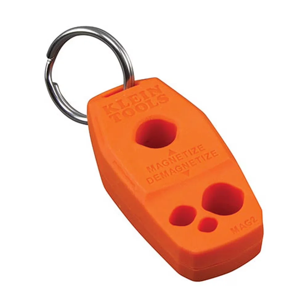 Sleek Pro Tool with MAG2 Magnetizer / Demagnetizer, No batteries required - Orange Plastic Model 4CEB6E