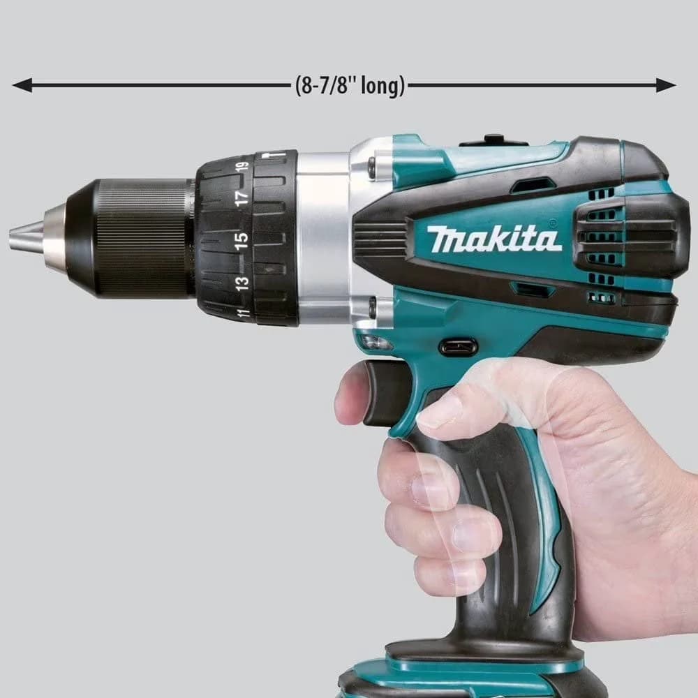 Quality Drills Driver with 18V, Ergonomic Design, Compact Design - Multicolor 1/2 in Model 11978B
