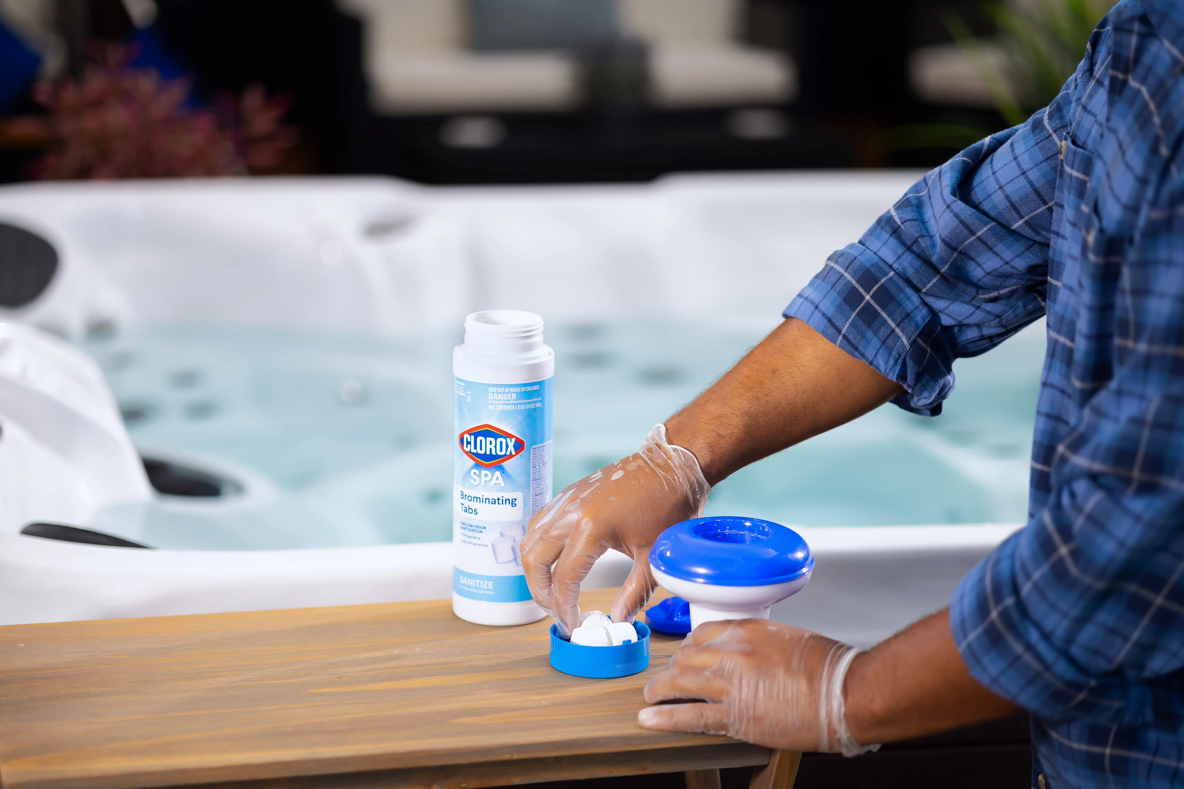Hot Tub Quality with Kills bacteria, Odor-free 1 inch tablets, Less pH sensitive pool chemical type - 1.5 lbs Model 8F3EBF