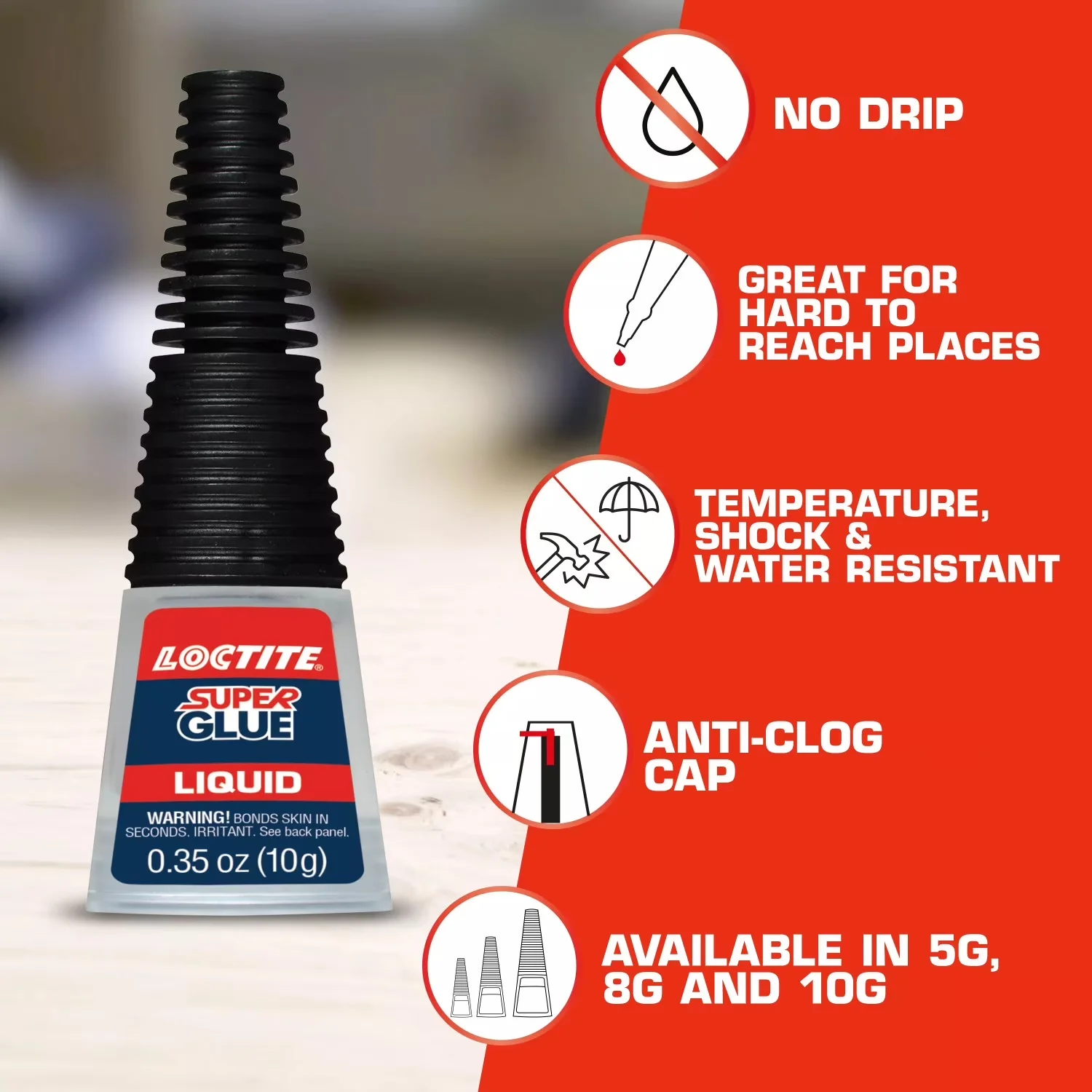 Quality Adhesives Glues In Paint Supplies Tool with Pack of 1, Clear 0.28 oz Bottle - Clear 0.28 oz Model 198B3A