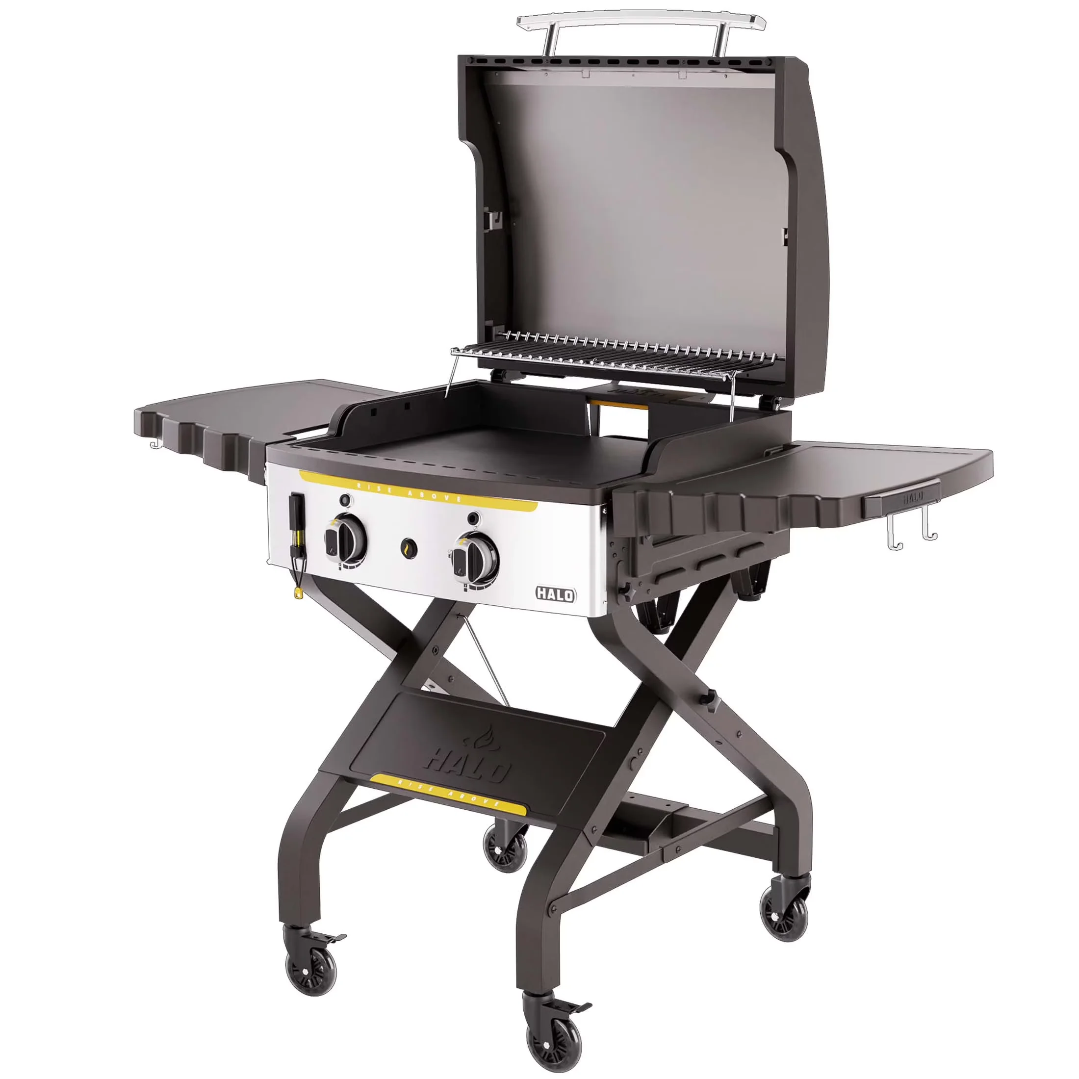 Reliable Flat Top Grill with Storage Rack, Warming Rack - Stainless Steel Model 95EF38