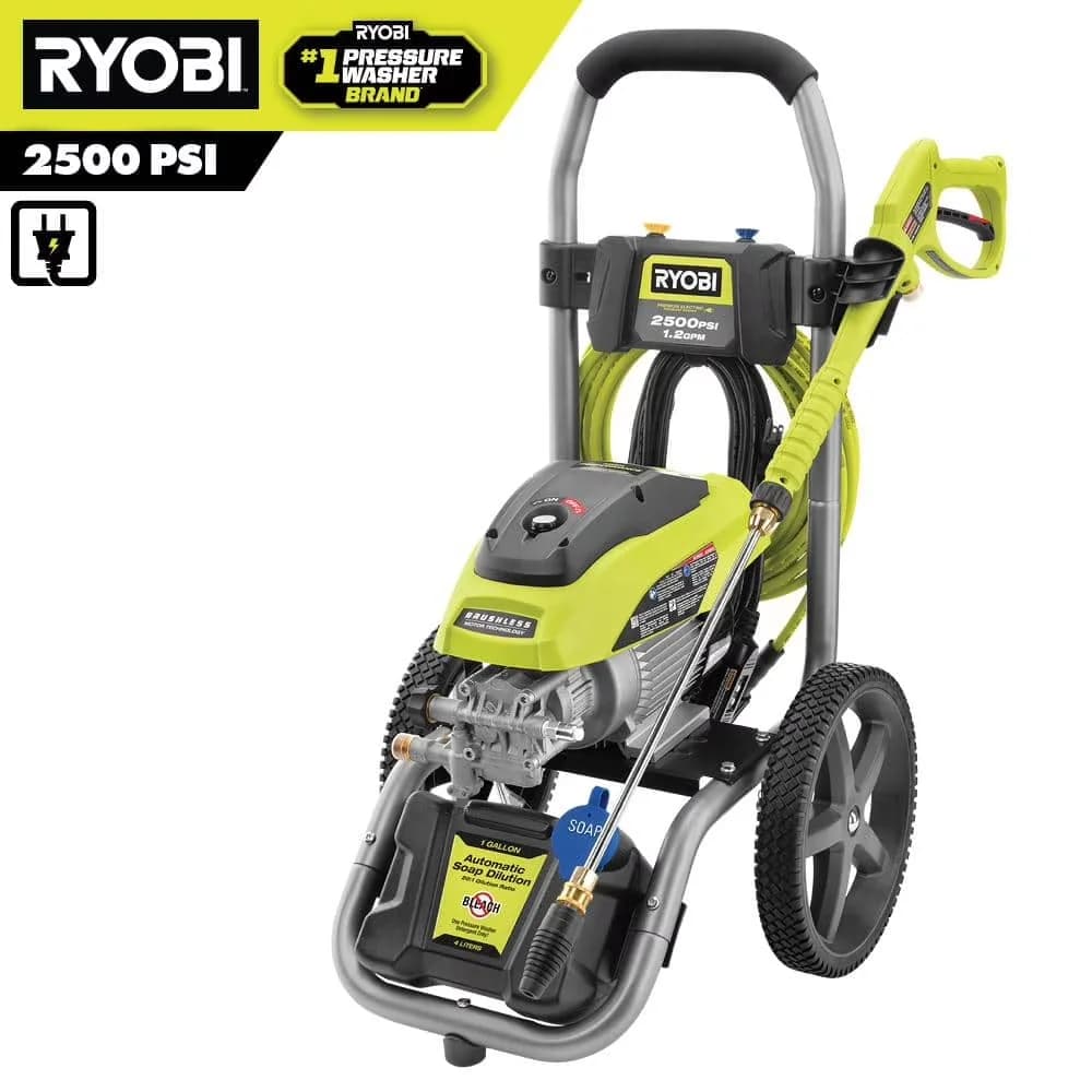 Compact Pressure Washer with Quick Connect Tips - High - Easy to Use Model A0B9C6
