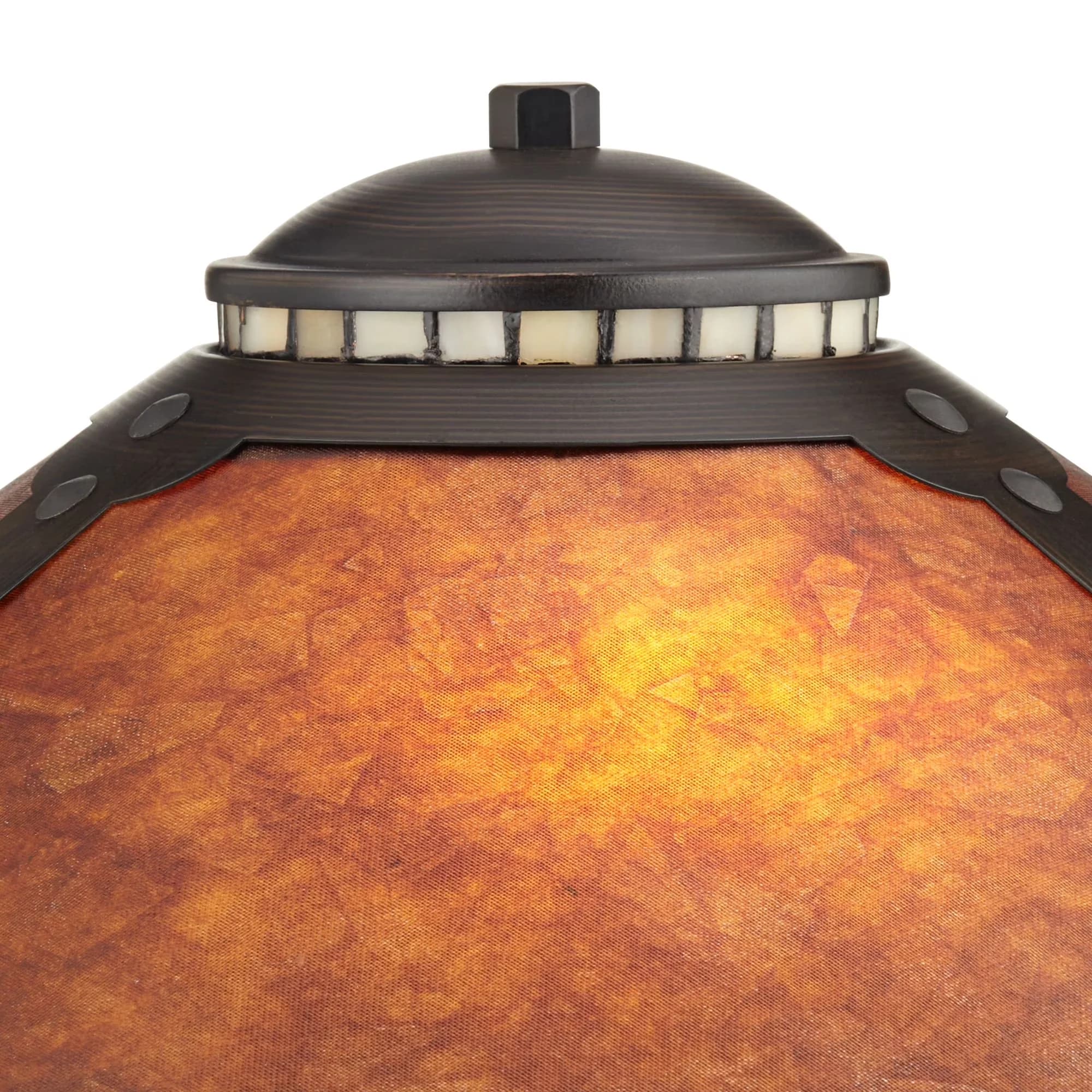 Premium Desk Lamp with Incandescent, Standard Lamps - Metal Brown for Living Room, Bedroom Model 8F7735