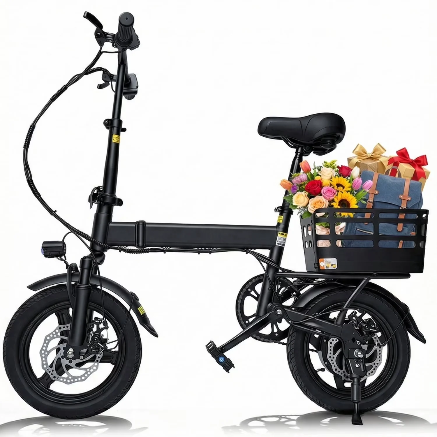 Electric Bike Stylish with Battery, 500W - Black - Industrial Grade Model EA79C9