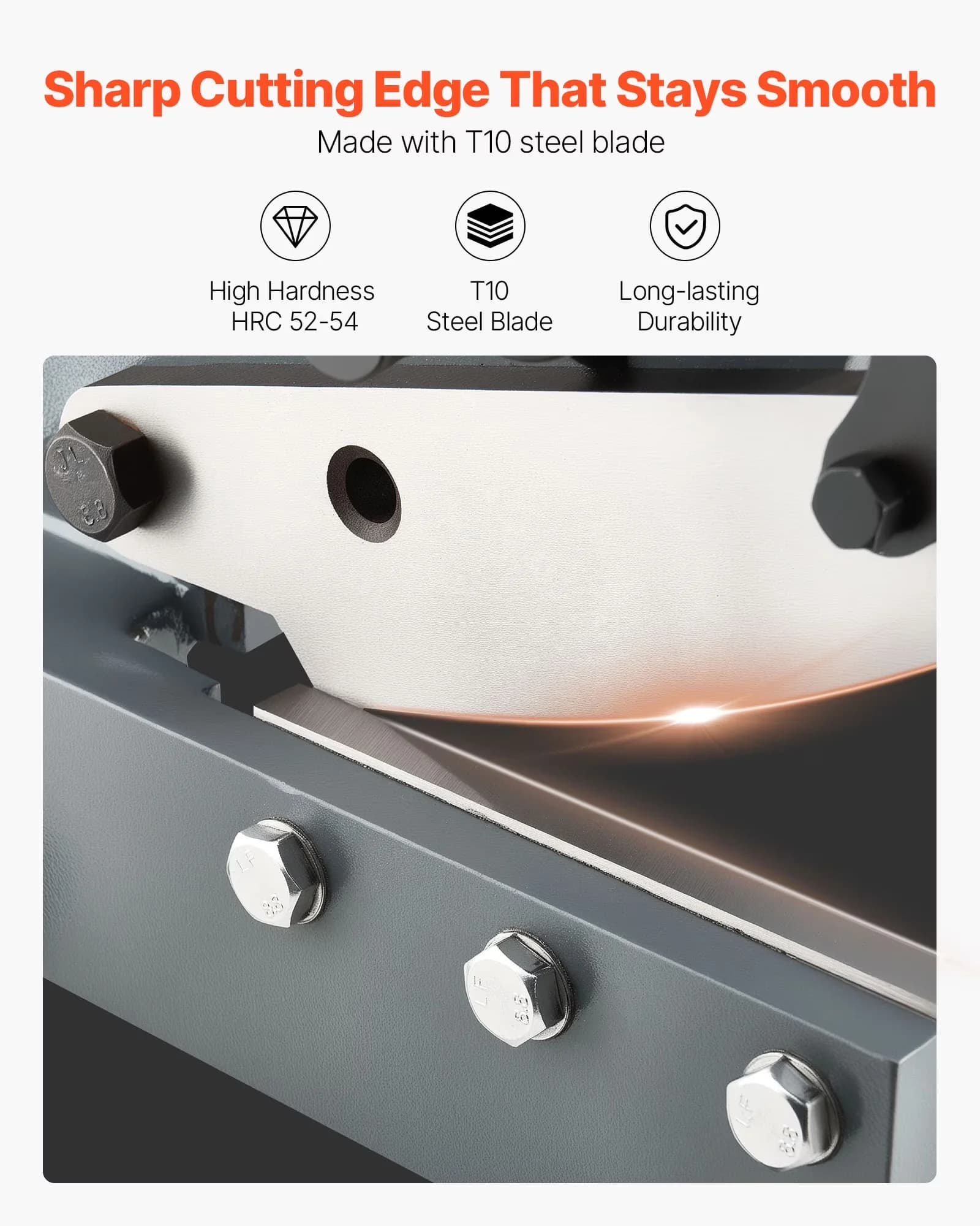 Power Saw Quality with Heavy Duty Mounting Type Sheet Cutter, Solid Steel Frame, Sheet Metal Shear - Model 7370D7