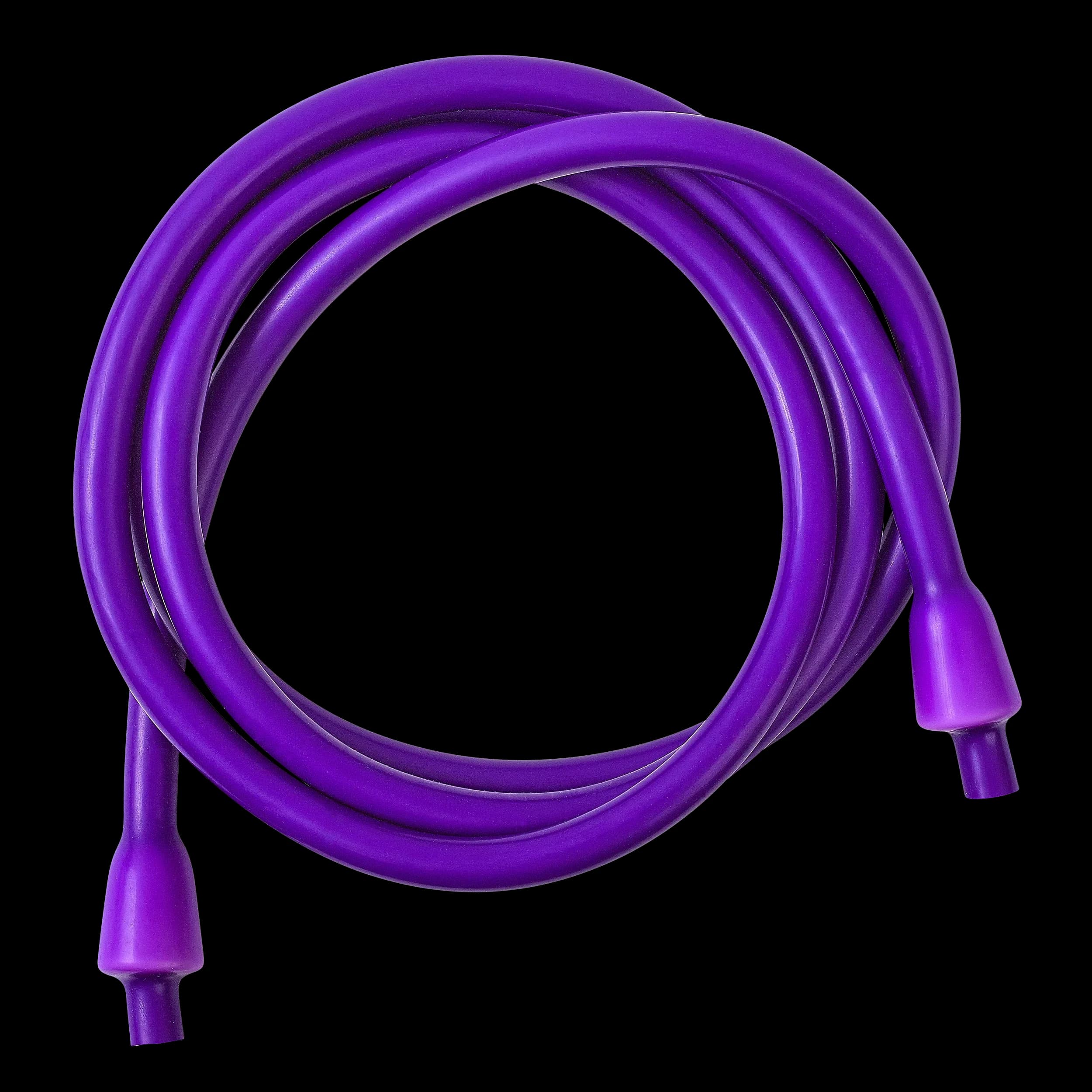 Home Gym Accessory Efficient with 5' Resistance Cable - Purple Rubber - Compact and Portable Model 0C0B01
